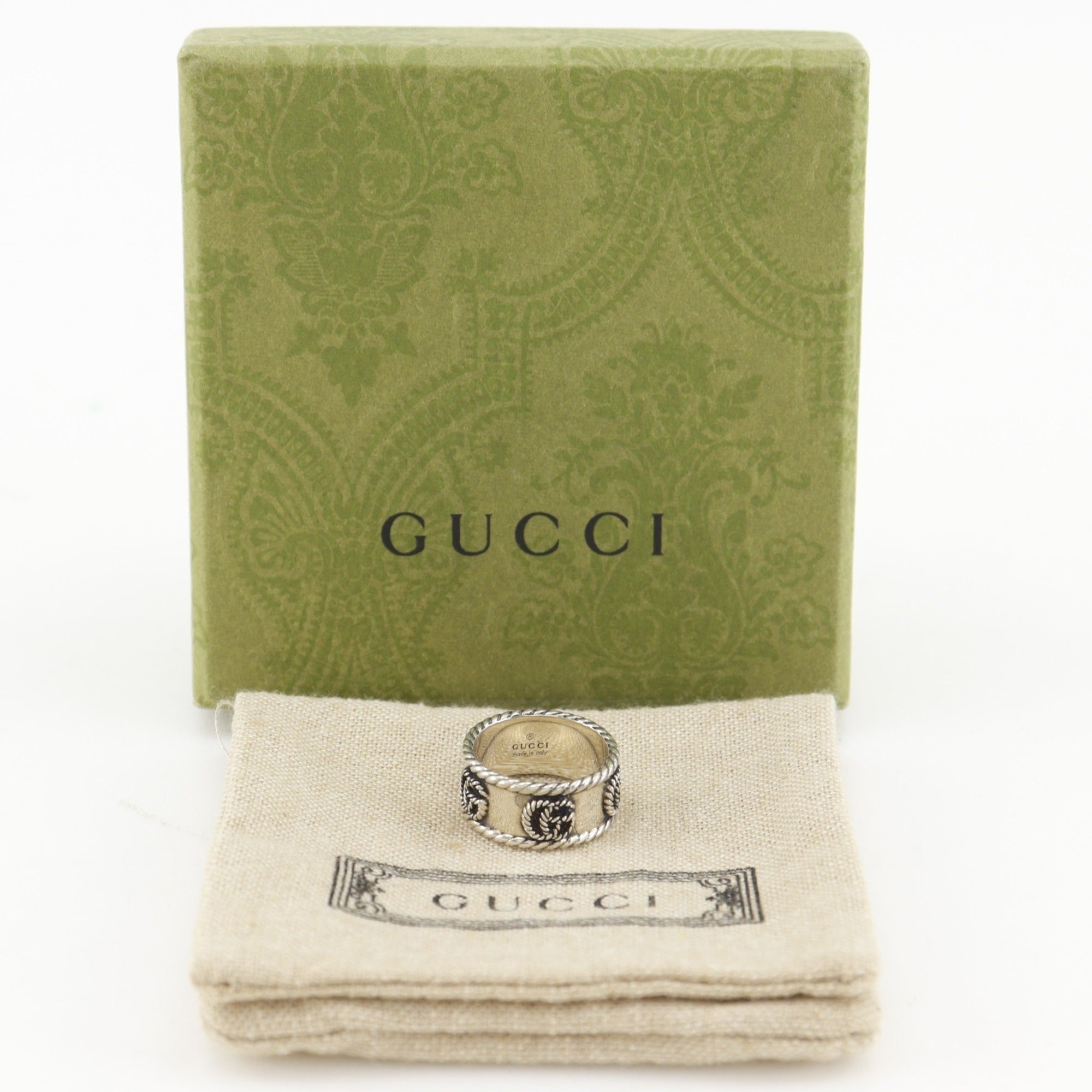 Gucci Silver 925 Band Ring (Pre-Owned)