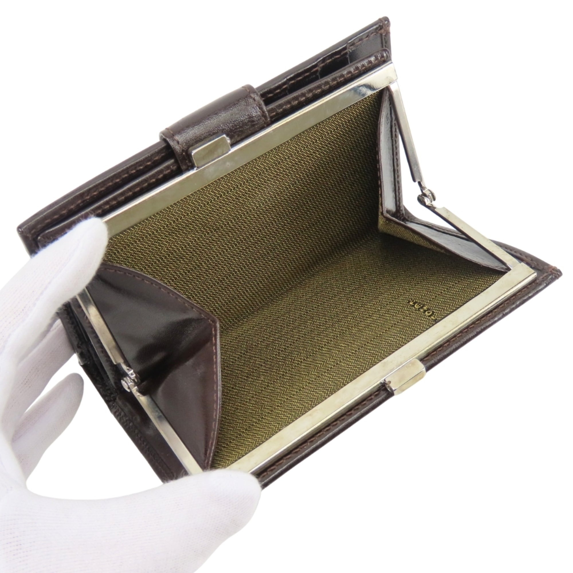 Fendi Zucca Brown Canvas Leather Wallet (Bi-Fold) (Pre-Owned)