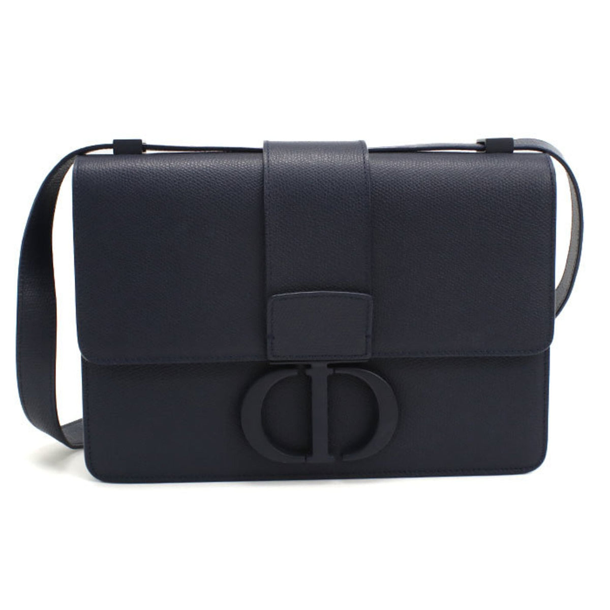 Christian Dior Navy Leather Shoulder Bag (Pre-Owned)