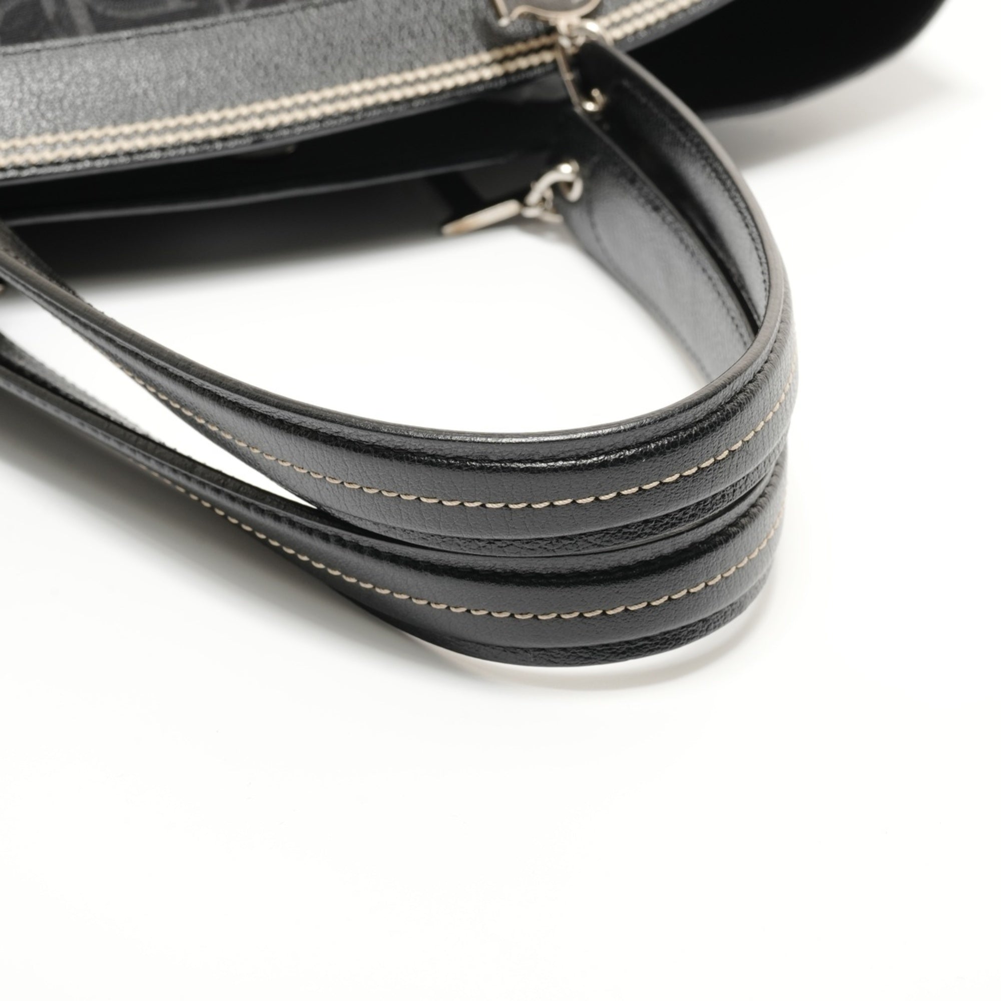Christian Dior Black Canvas Handbag (Pre-Owned)