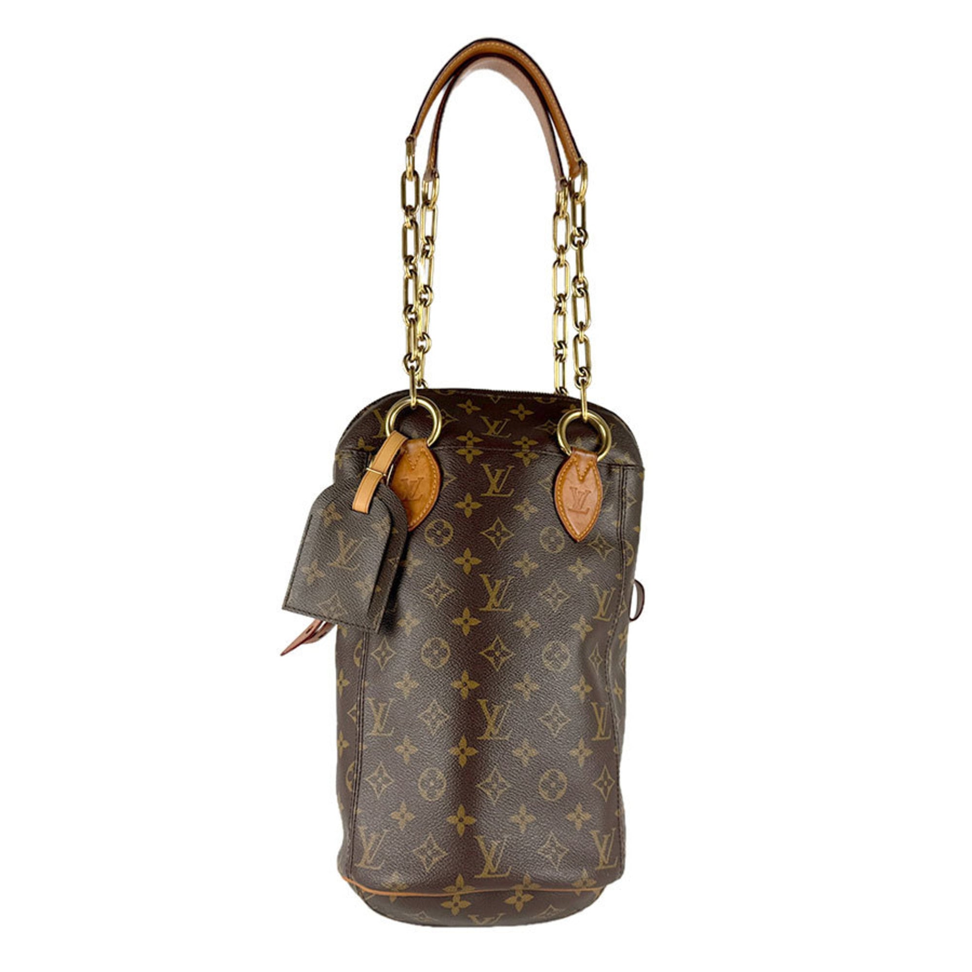 Louis Vuitton Brown Monogram Canvas Shoulder Bag (Pre-Owned)