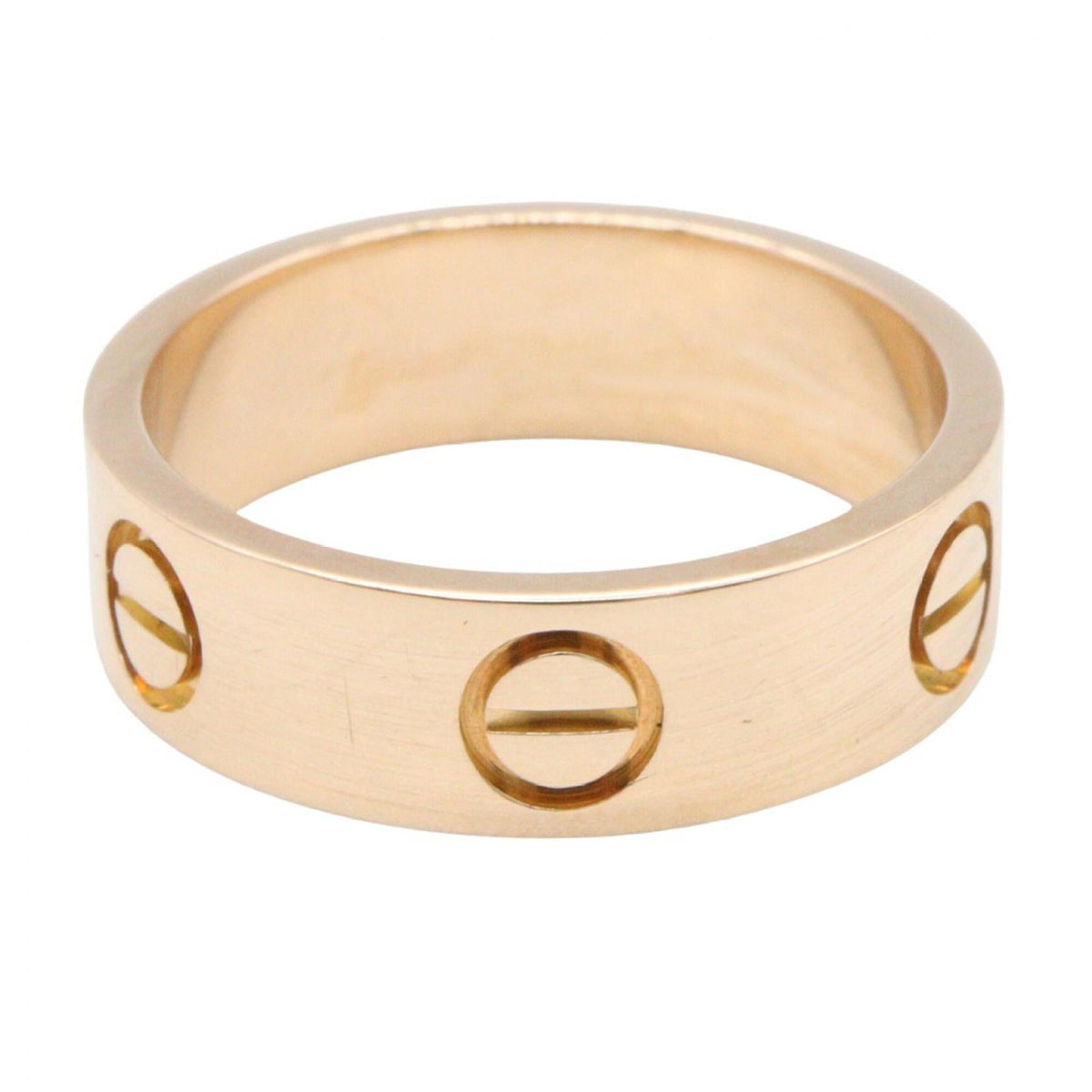 Cartier Gold Pink Gold (18K) Band Ring (Pre-Owned)
