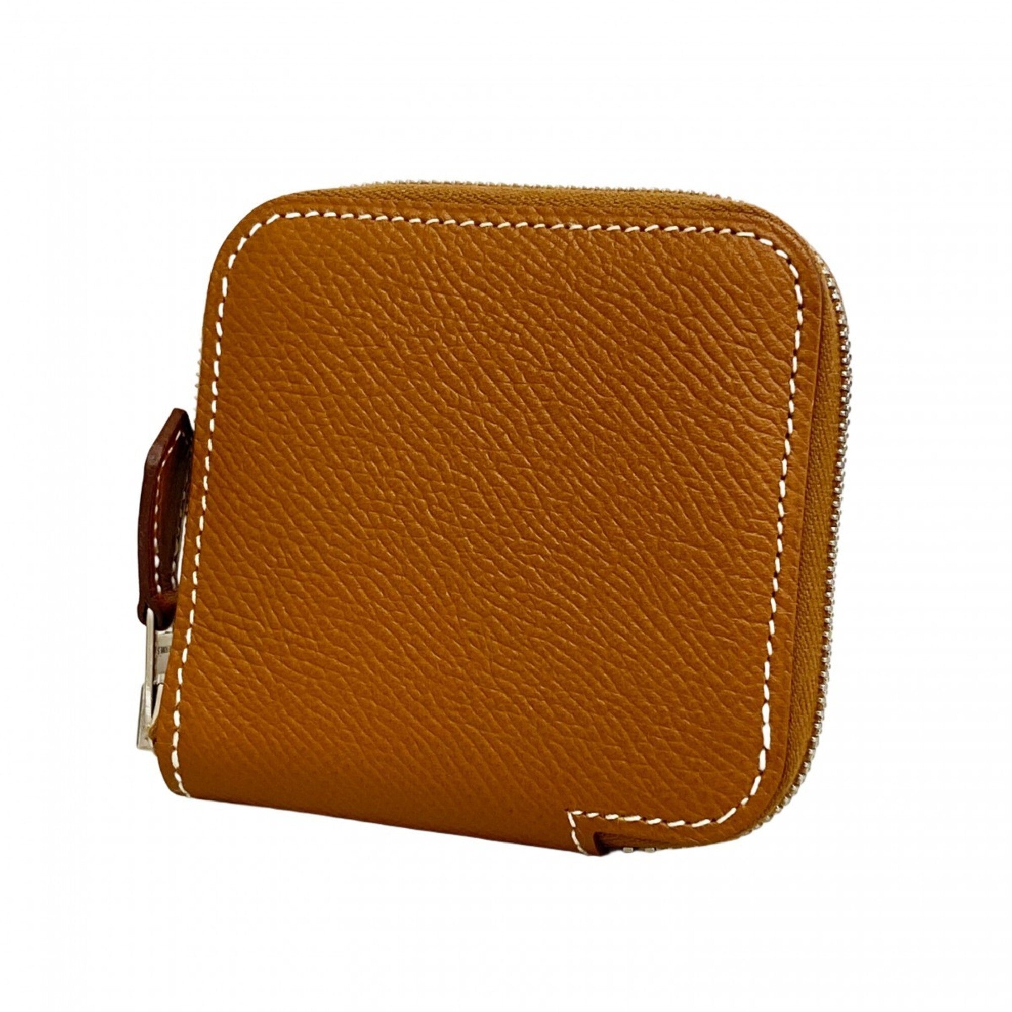 Hermes Gold Epsom Leather Coin Purse/Coin Case (Pre-Owned)
