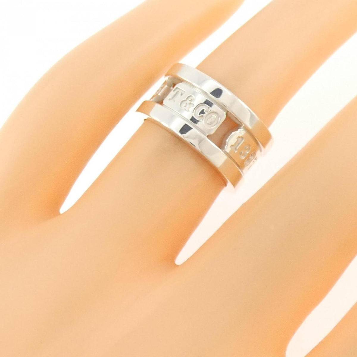 Tiffany 1837 Silver 925 Band Ring (Pre-Owned)