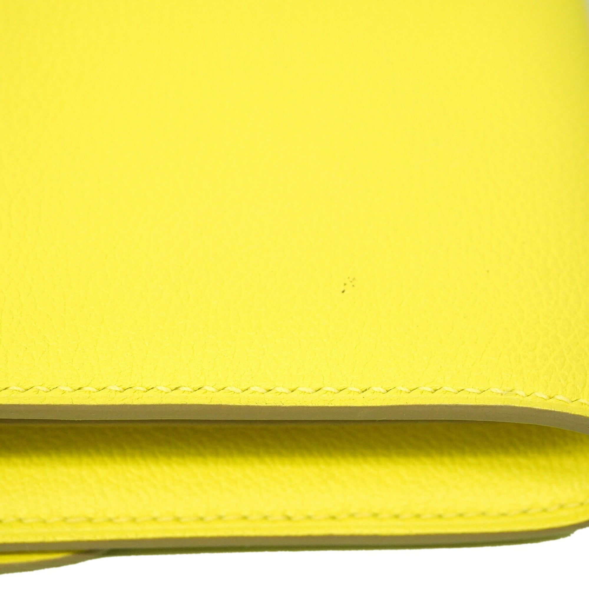Hermes Lime Chain/Shoulder Wallet (Pre-Owned)