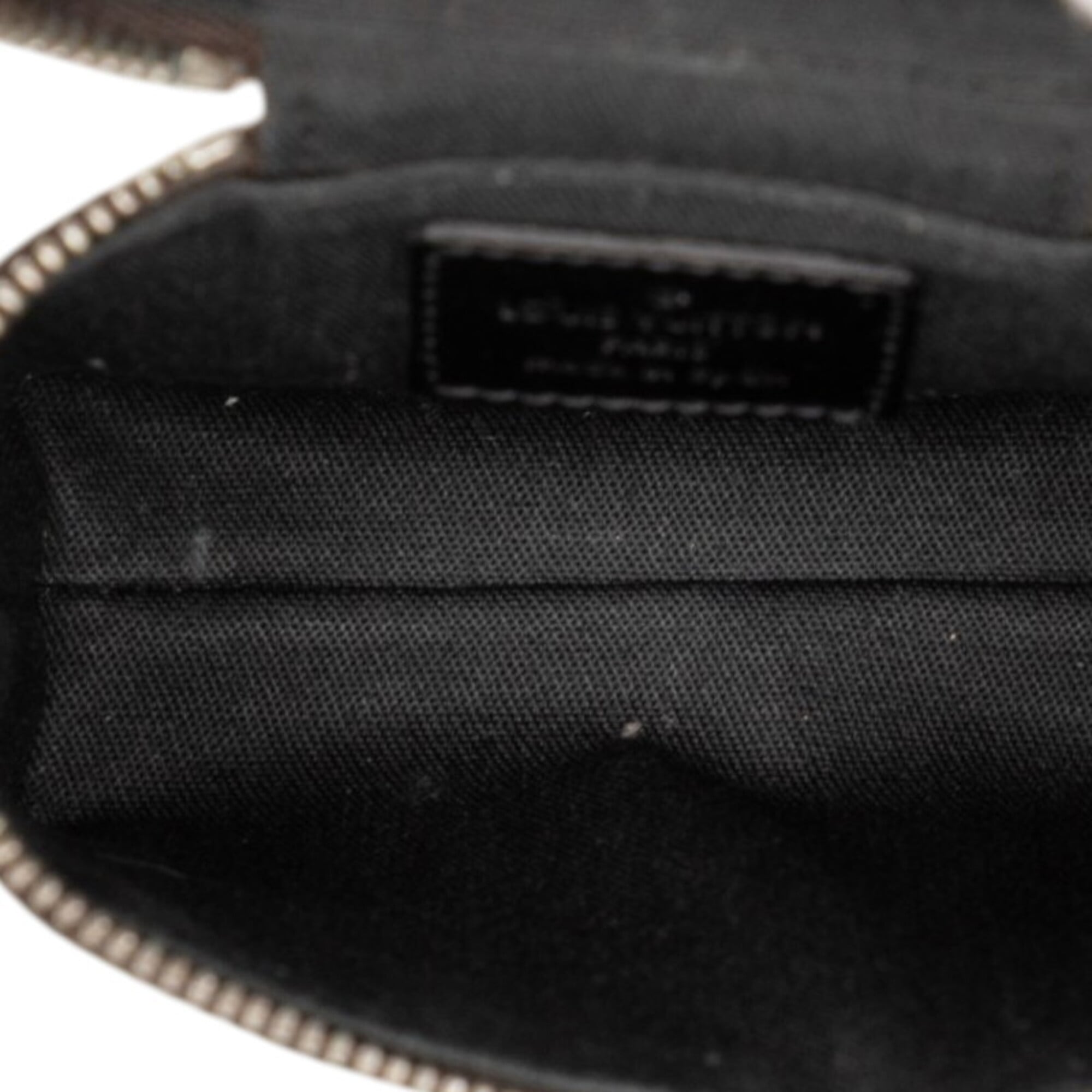 Louis Vuitton Monogram Glace Brown Leather Pouch (Pre-Owned)