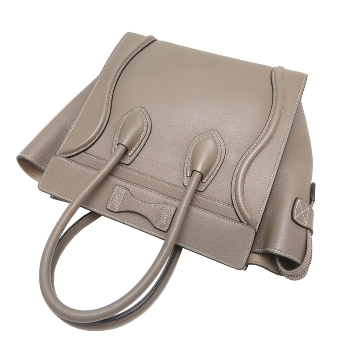 Celine Gray Leather Handbag (Pre-Owned)