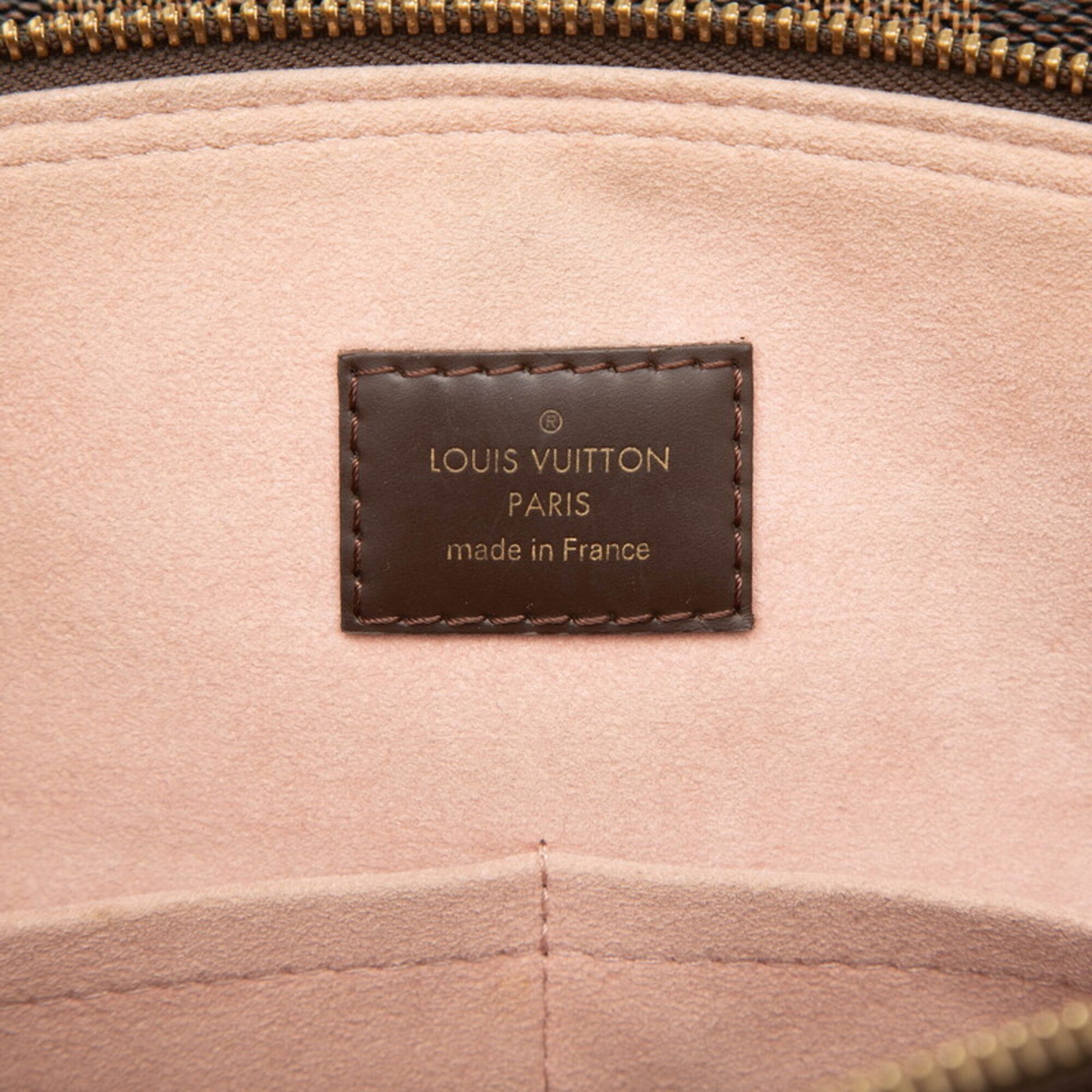 Louis Vuitton Brown Magnolia Pink Pvc Leather Handbag Shoulder Bag (Pre-Owned)