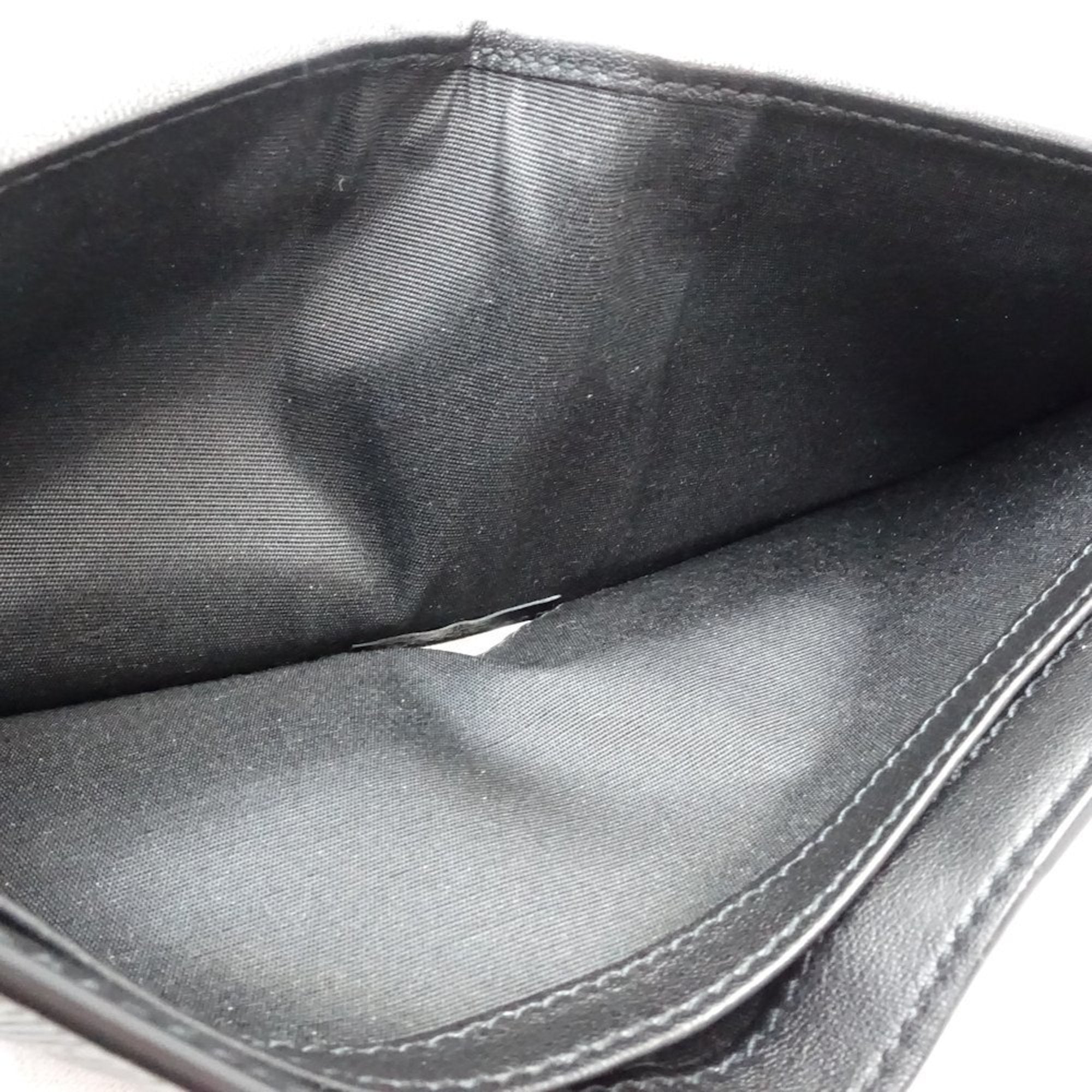 Christian Dior Black Leather Wallet (Bi-Fold) (Pre-Owned)