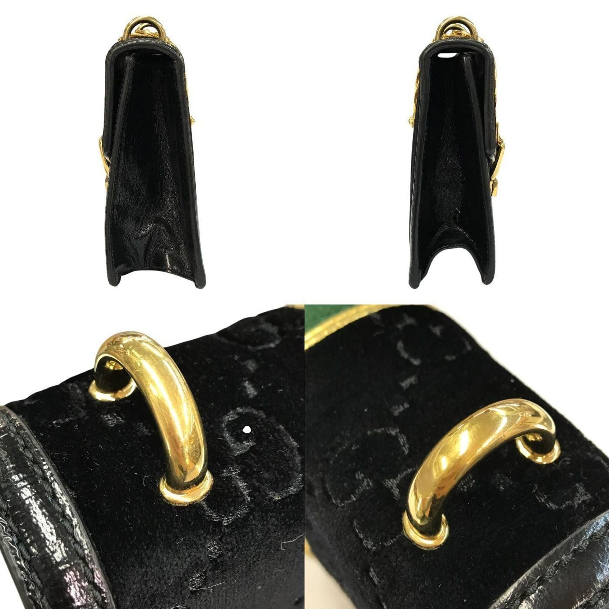 Gucci Black Leather Shoulder Bag (Pre-Owned)