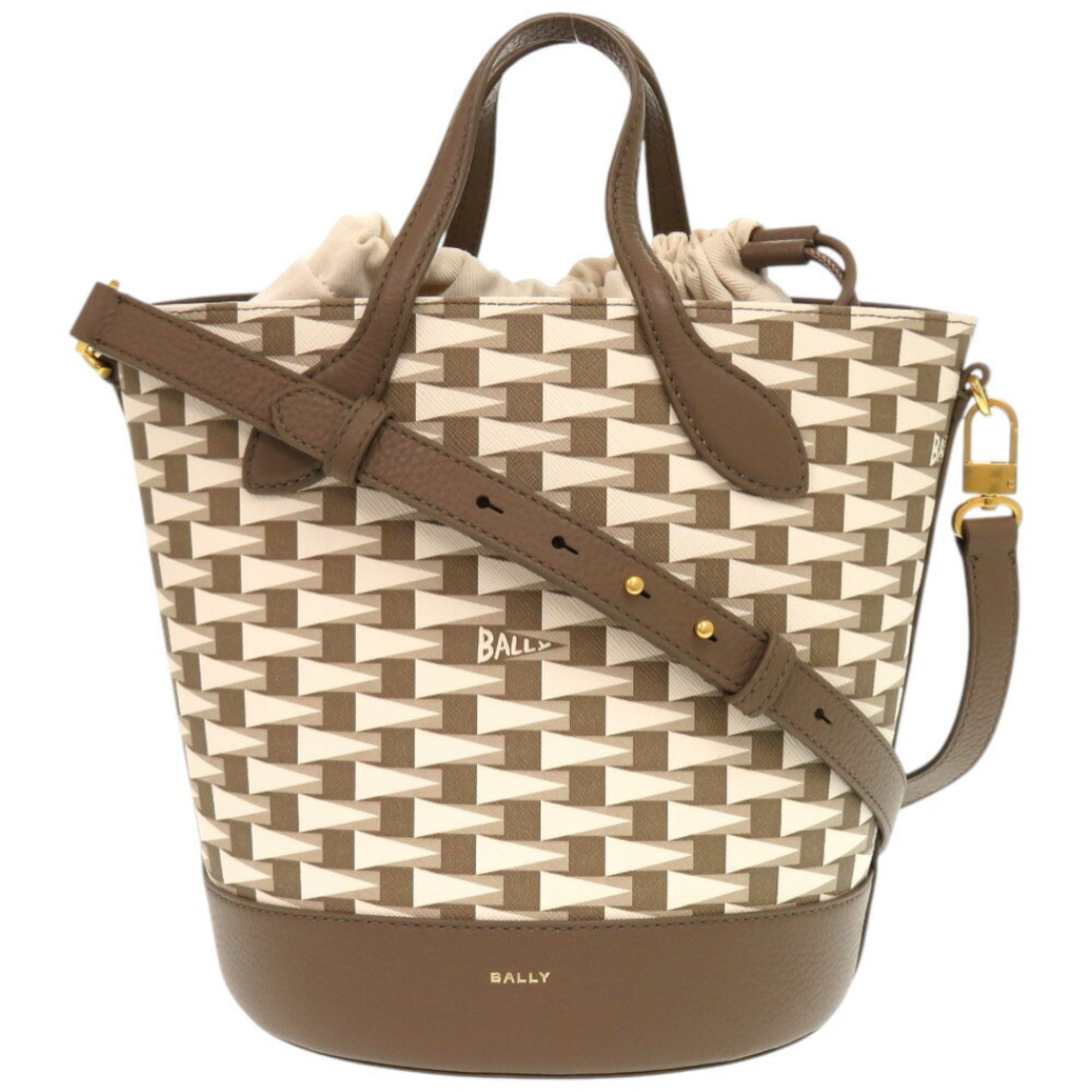 Bally Brown Leather Shoulder Bag (Pre-Owned)
