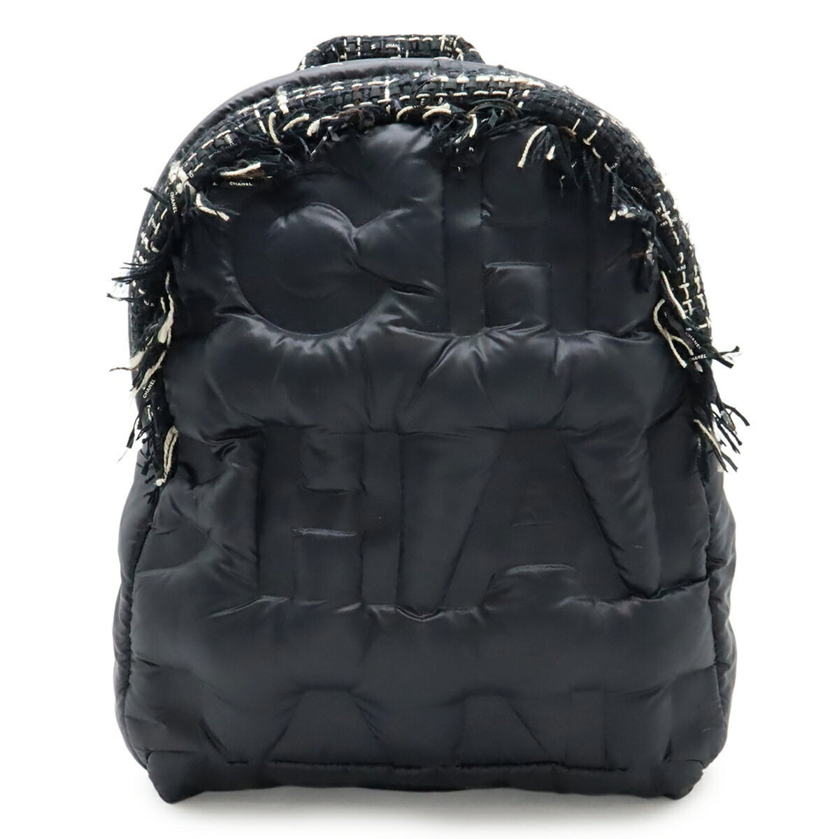 Chanel Black Nylon Backpack (Pre-Owned)