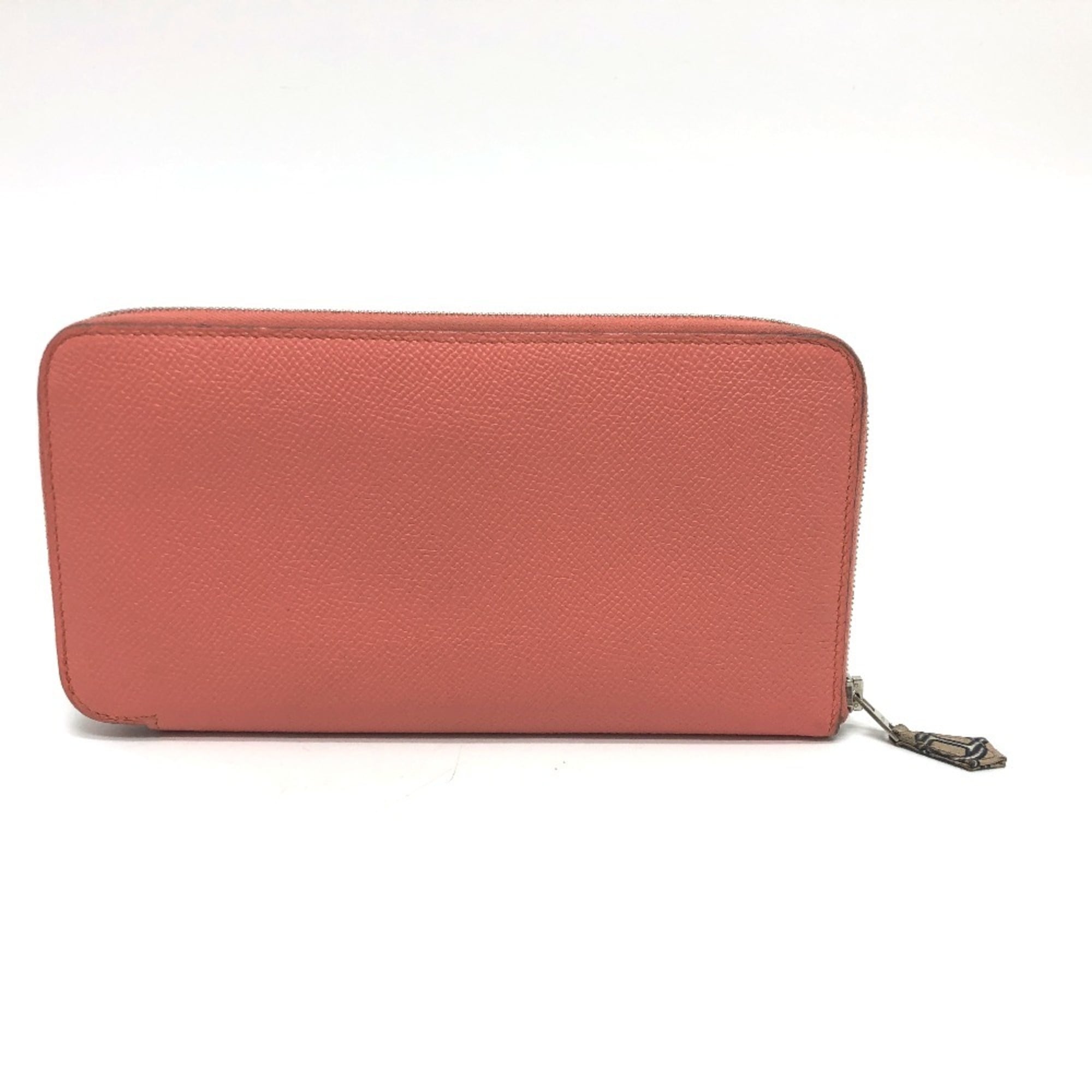 Hermes Azap Pink Epsom Leather Long Wallet (Bi-Fold) (Pre-Owned)