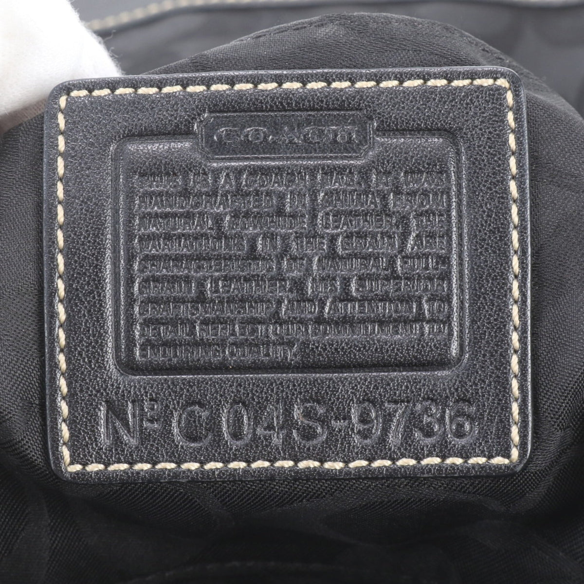 Coach Black Leather Crossbody Bag Shoulder Bag (Pre-Owned)