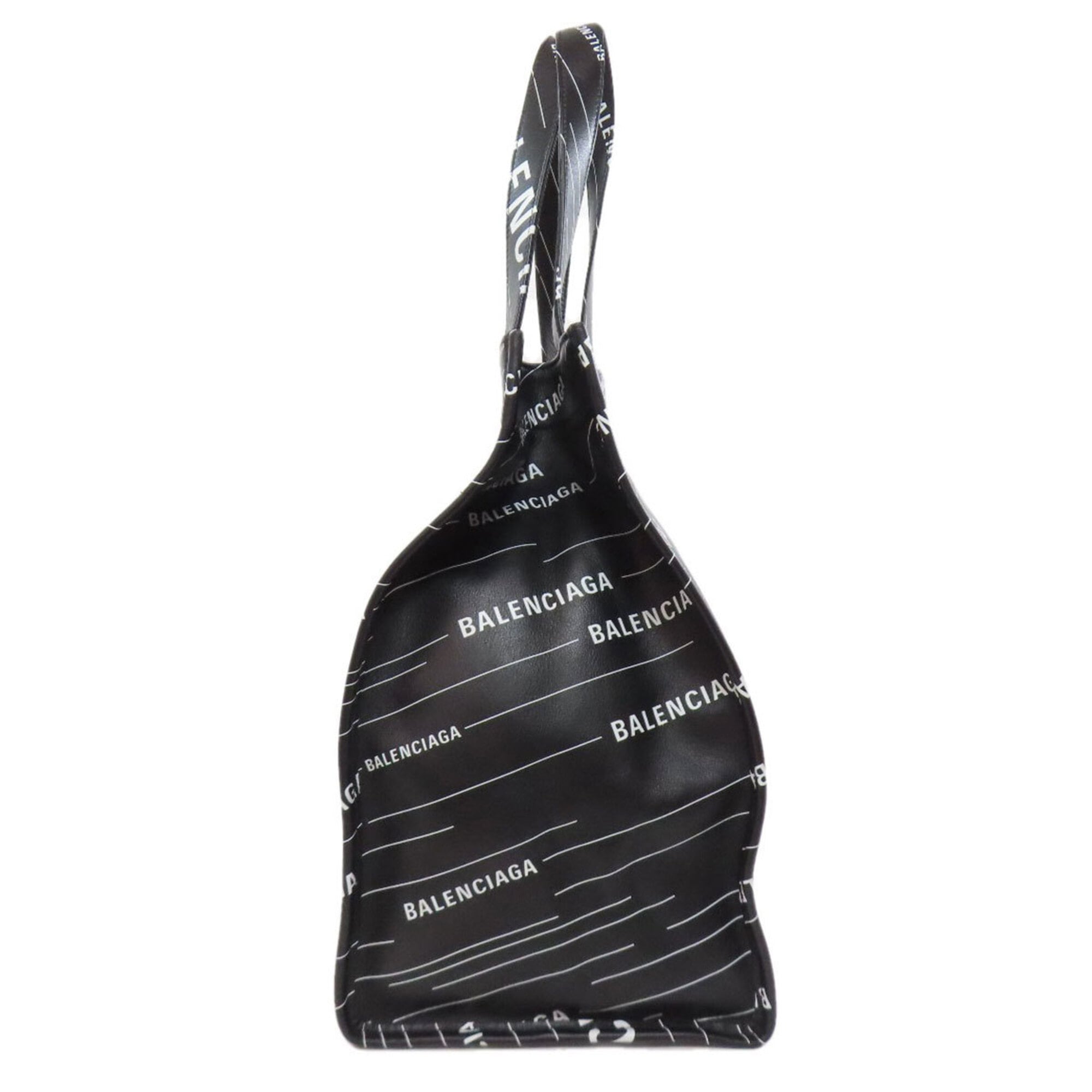 Balenciaga Black Leather Tote Bag (Pre-Owned)