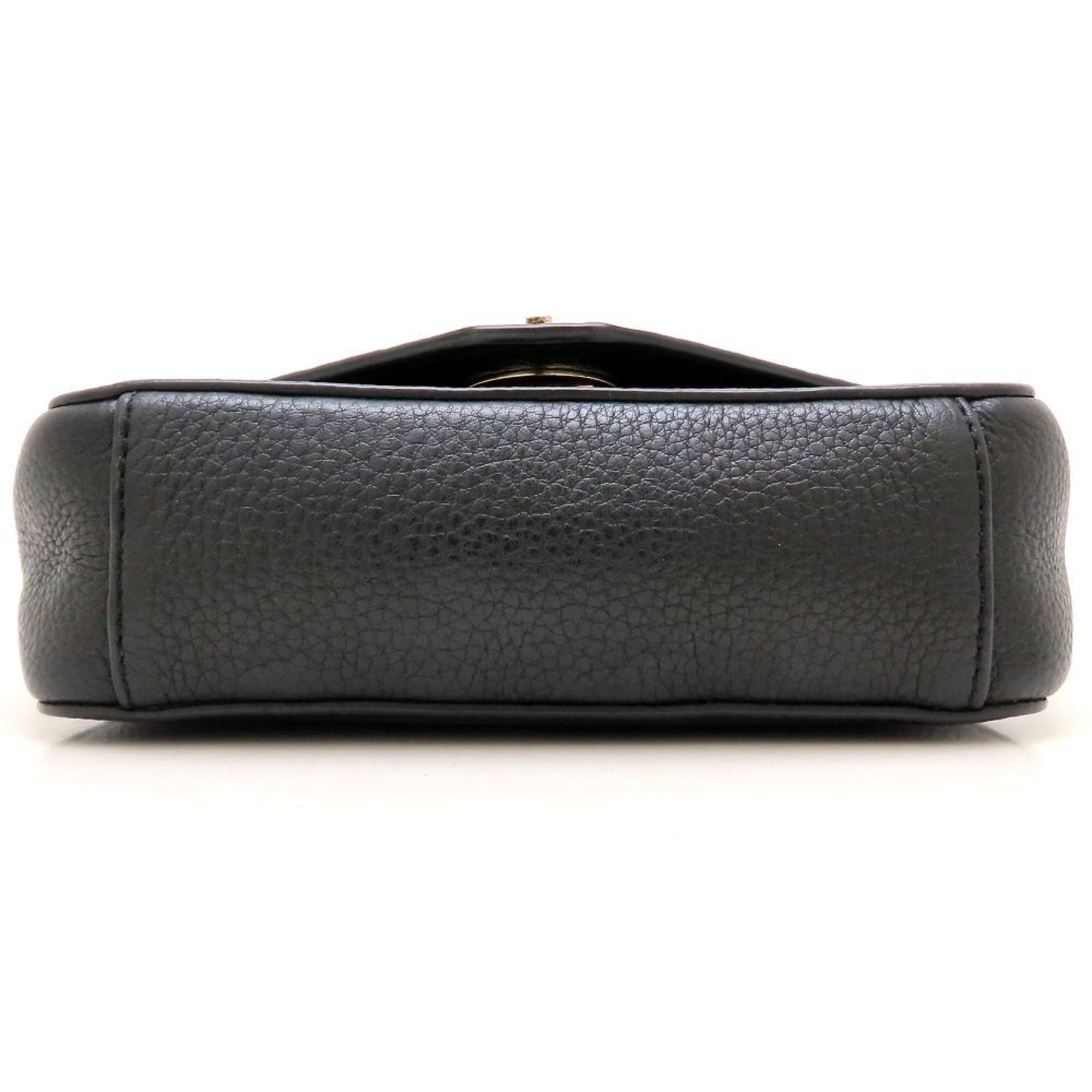 Tory Burch Black Leather Shoulder Bag (Pre-Owned)