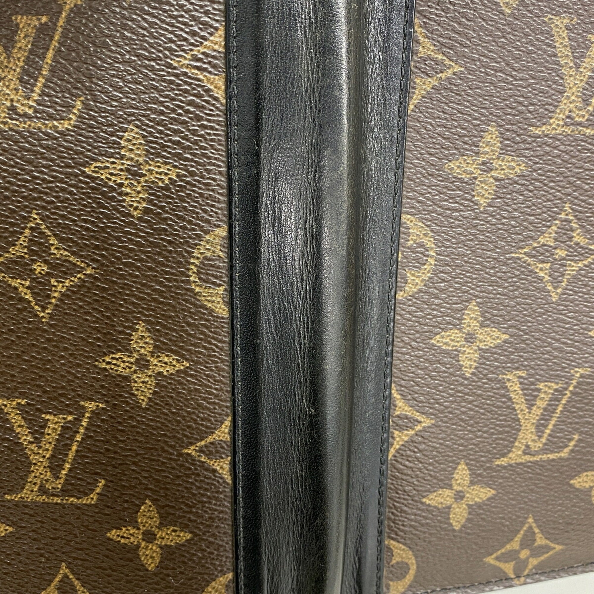 Louis Vuitton Black Brown Long Wallet (Bi-Fold) (Pre-Owned)