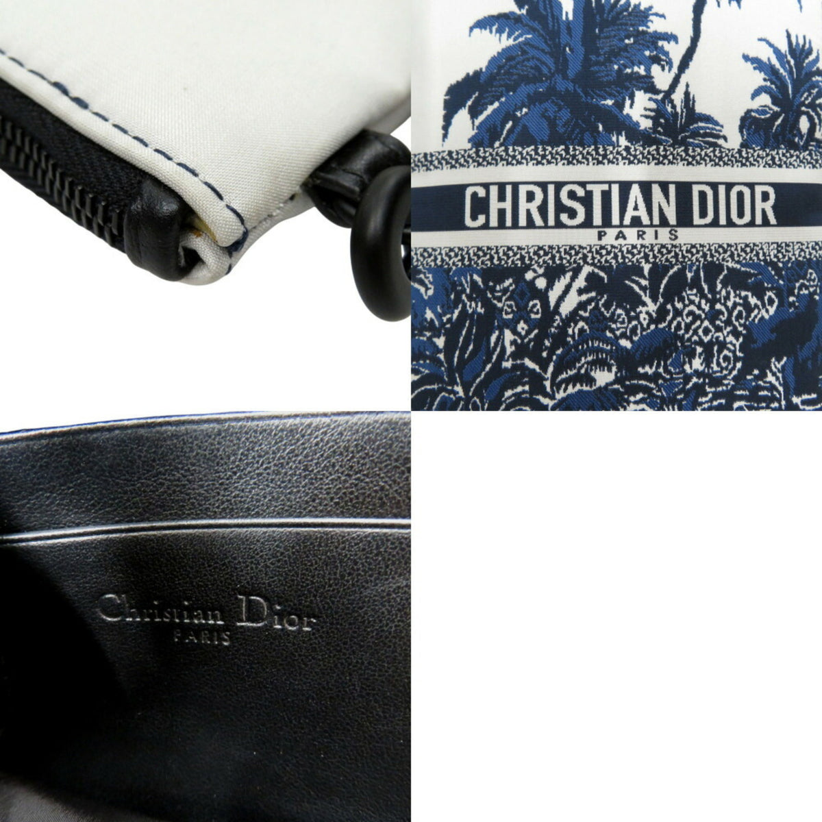 Christian Dior Blue Nylon Fabric Shoulder Bag (Pre-Owned)