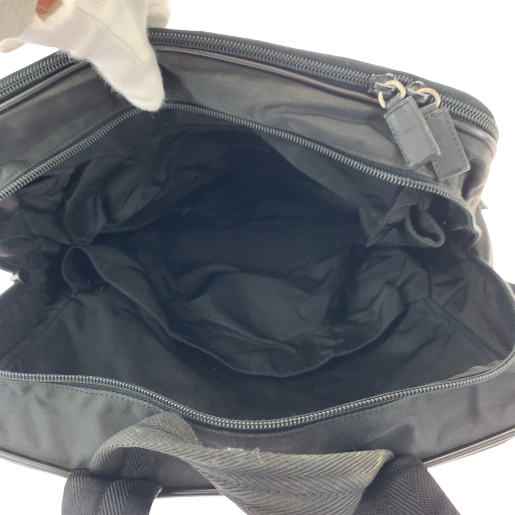 Prada Black Nylon Backpack (Pre-Owned)