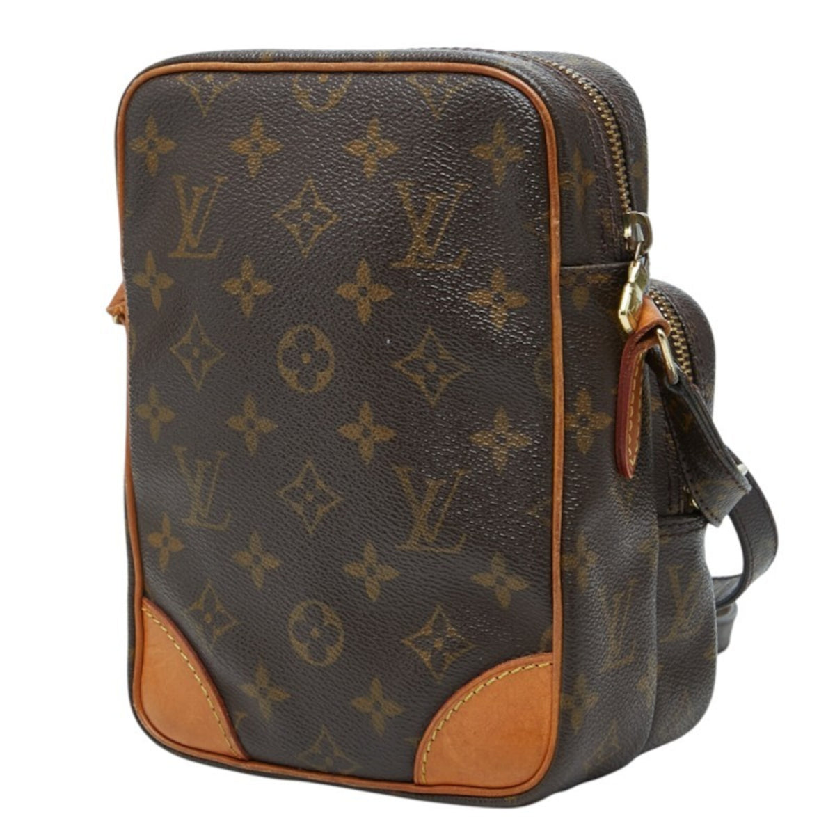 Louis Vuitton Brown Pvc Leather Shoulder Bag (Pre-Owned)