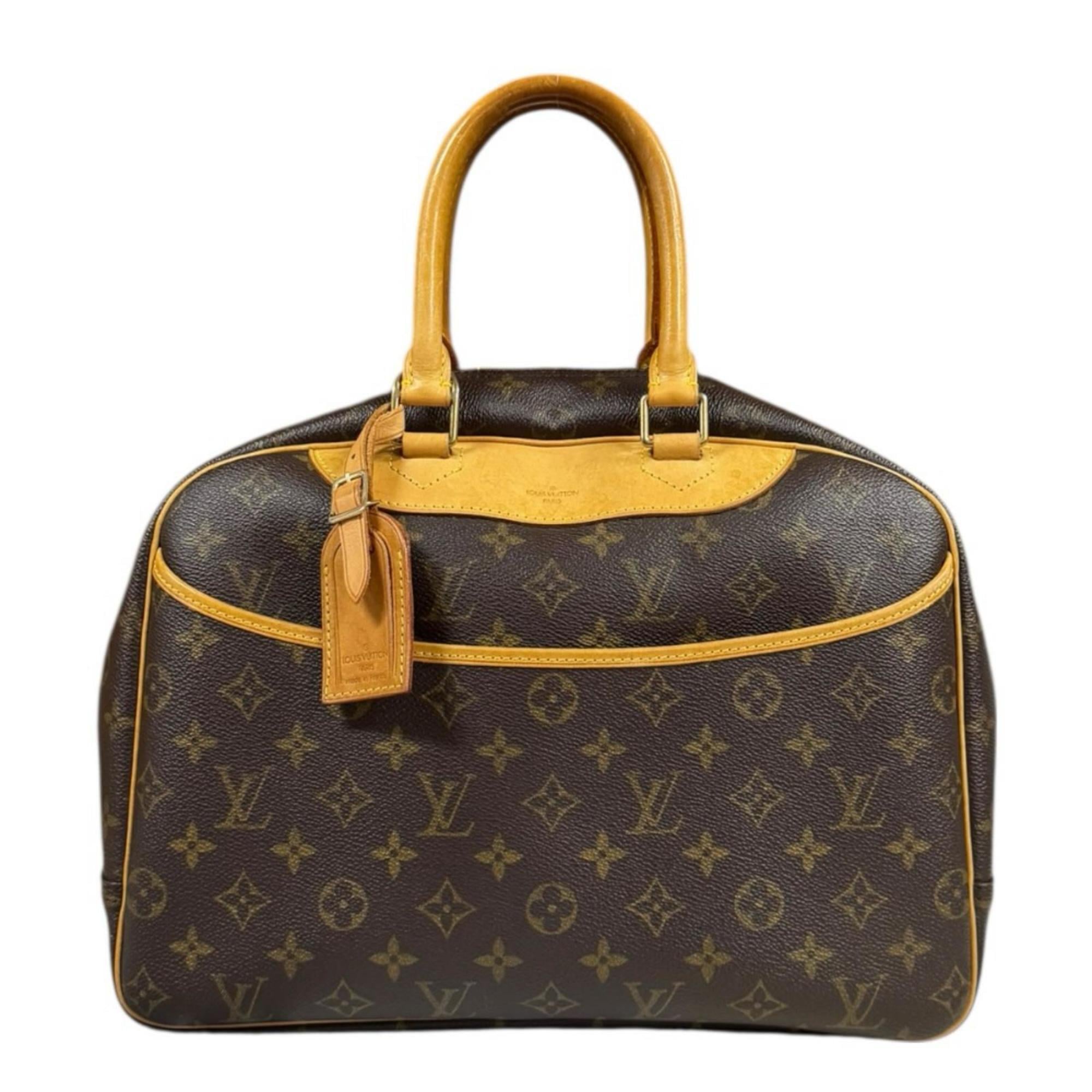 Louis Vuitton Brown Monogram Canvas Handbag (Pre-Owned)