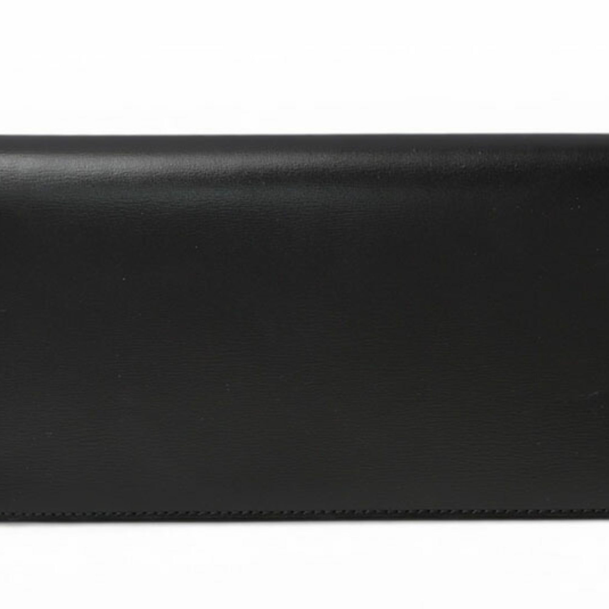 Cartier Pasha Black Leather Long Wallet (Bi-Fold) (Pre-Owned)