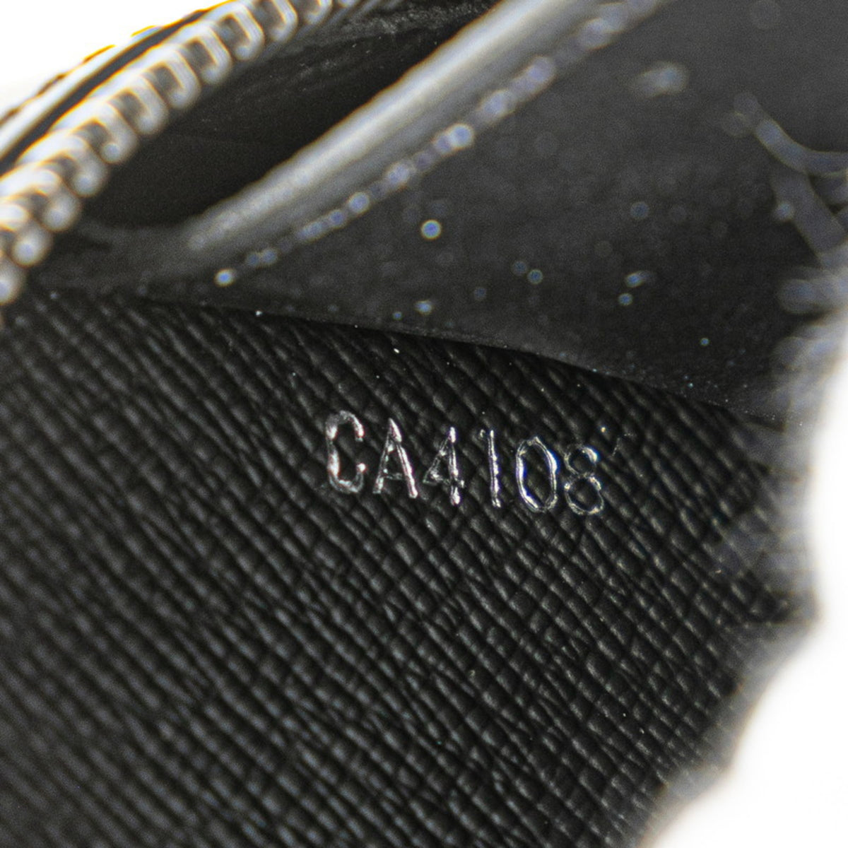 Louis Vuitton Black Pvc Leather Long Wallet (Bi-Fold) (Pre-Owned)