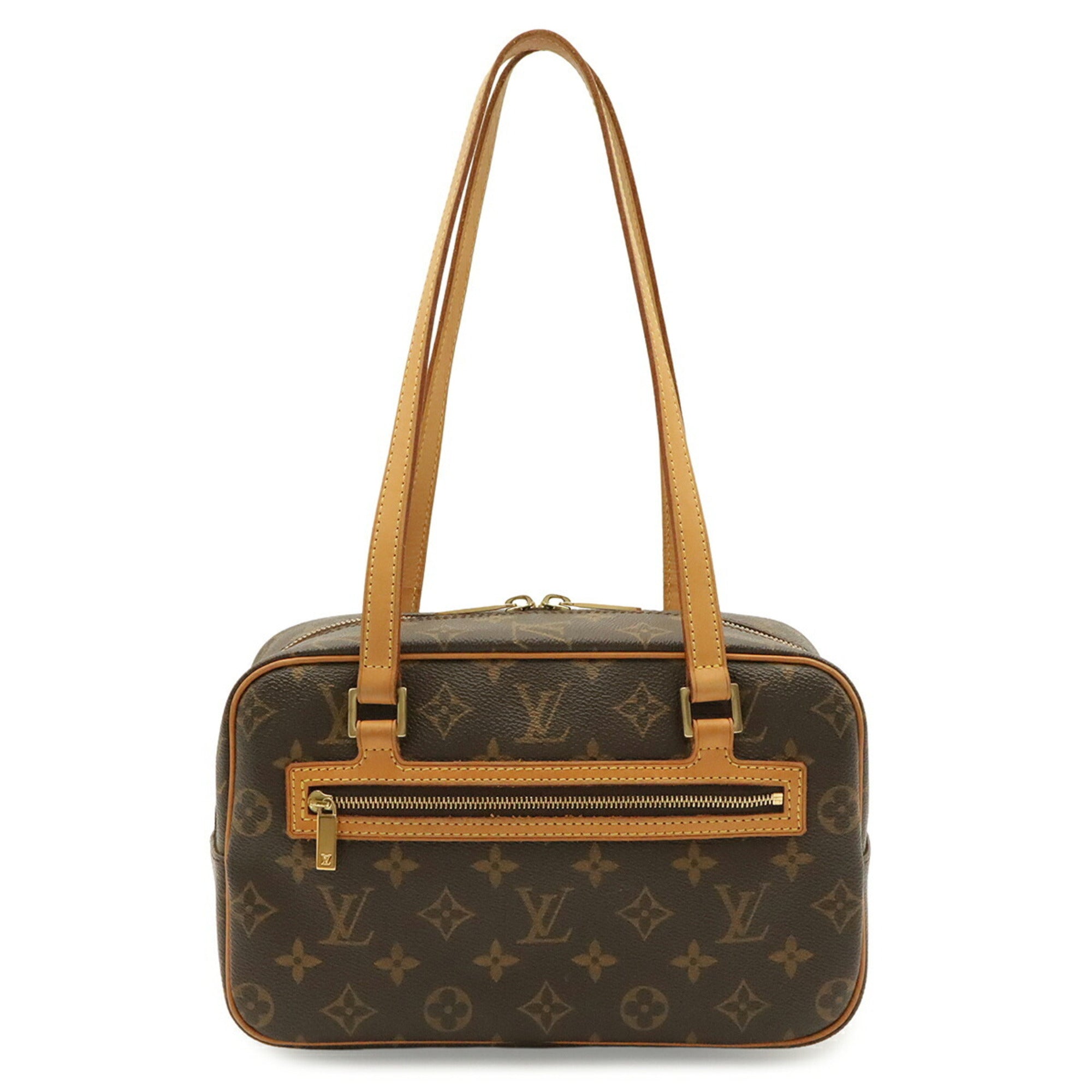 Louis Vuitton Brown Monogram Canvas Shoulder Bag (Pre-Owned)