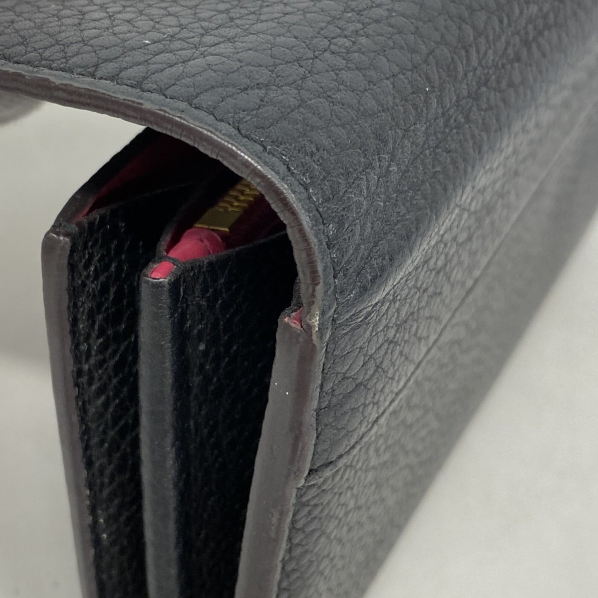 Louis Vuitton Noir Long Wallet (Bi-Fold) (Pre-Owned)