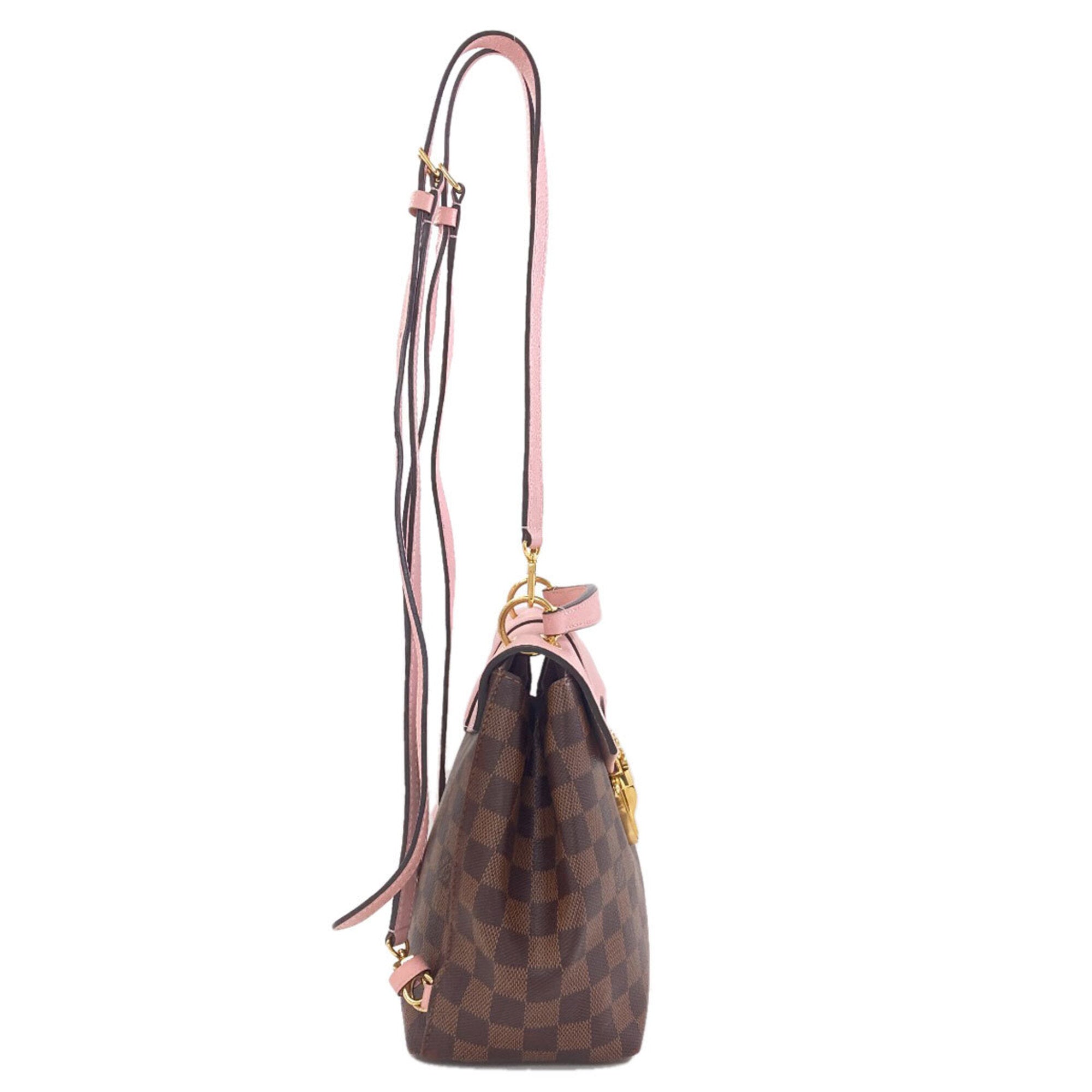 Louis Vuitton Damier Canvas Ebene Magnolia Damier Canvas Backpack (Pre-Owned)