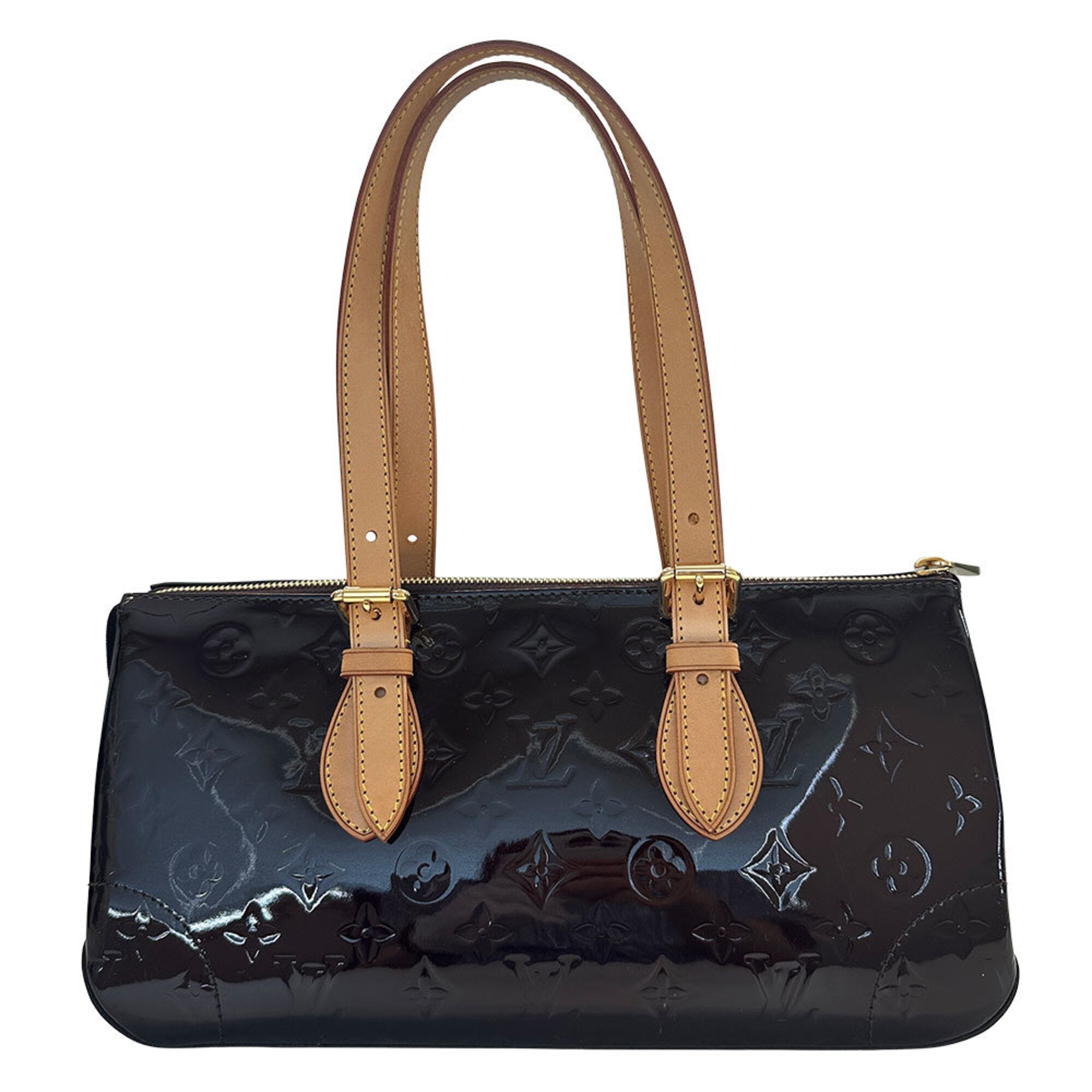 Louis Vuitton Amarante Purple Monogram Vernis Handbag Shoulder Bag Tote Bag (Pre-Owned)