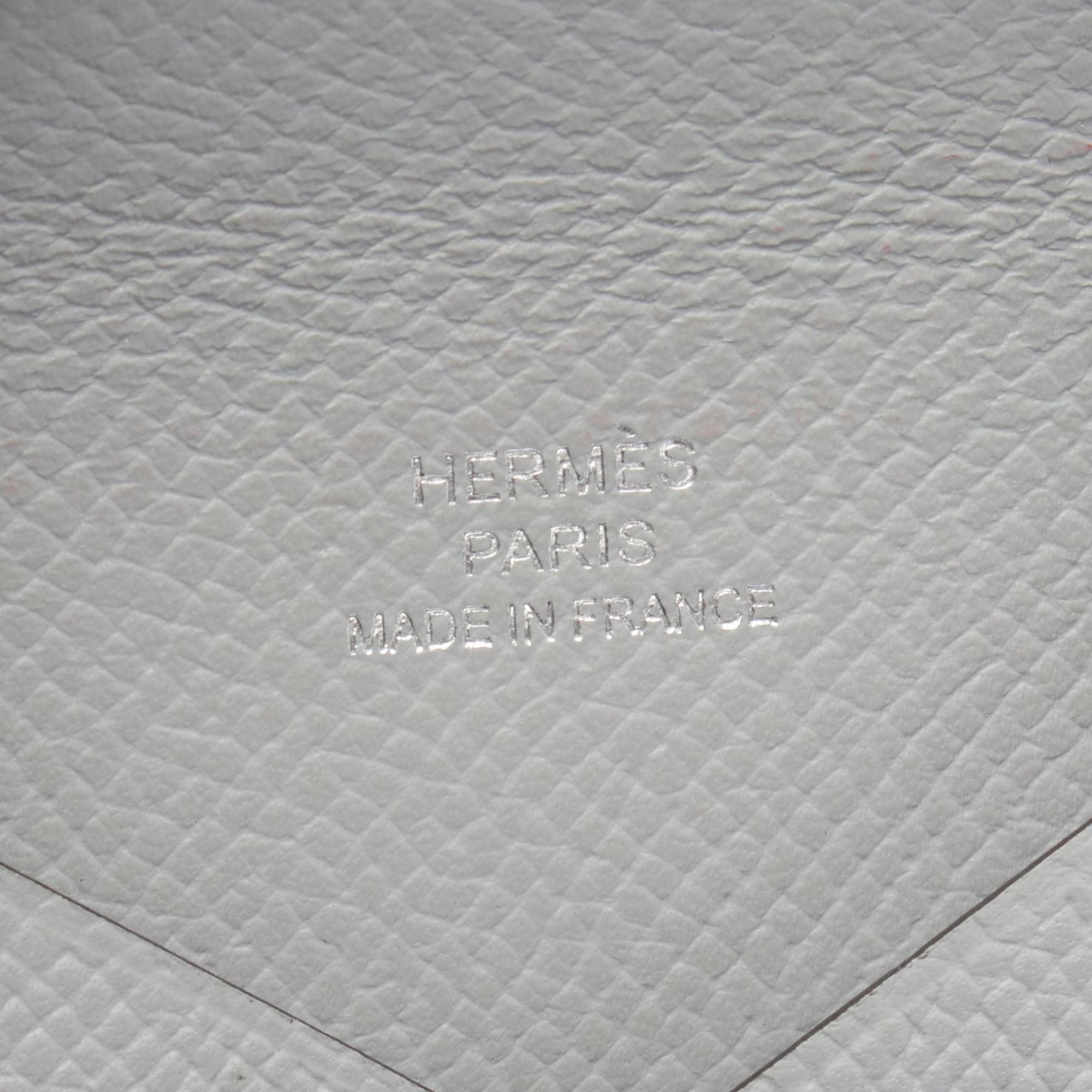 Hermes Blue Epsom Leather Coin Purse/Coin Case (Pre-Owned)
