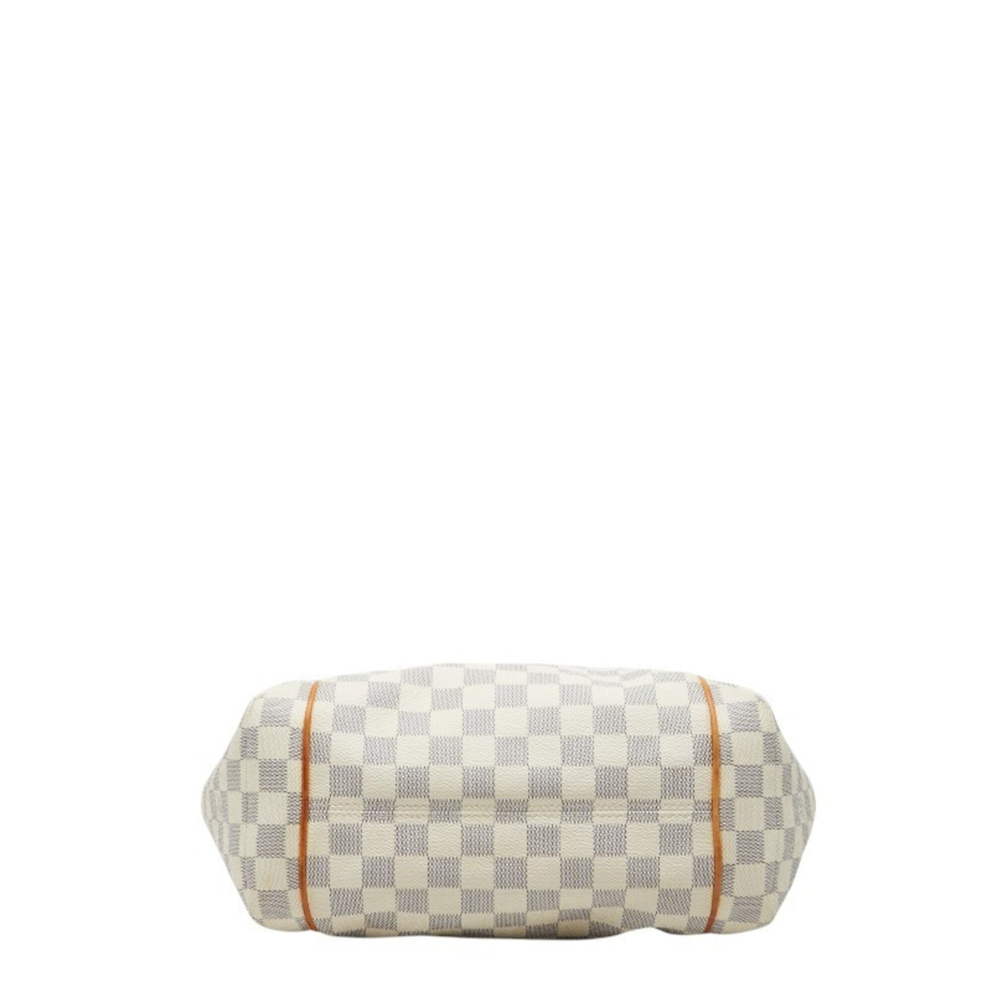 Louis Vuitton Damier Azur White Pvc Leather Tote Bag (Pre-Owned)