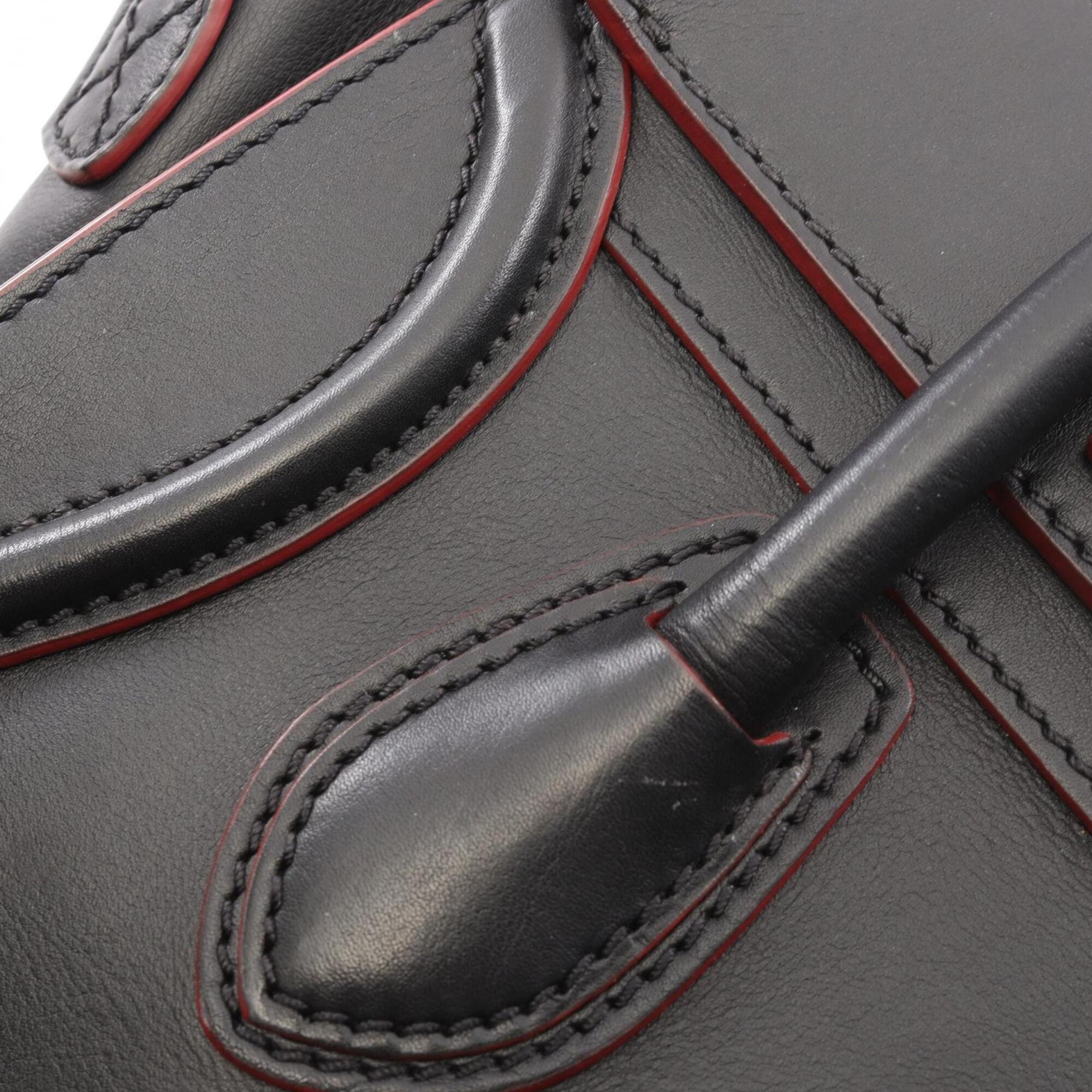 Celine Black Leather Handbag Tote Bag (Pre-Owned)