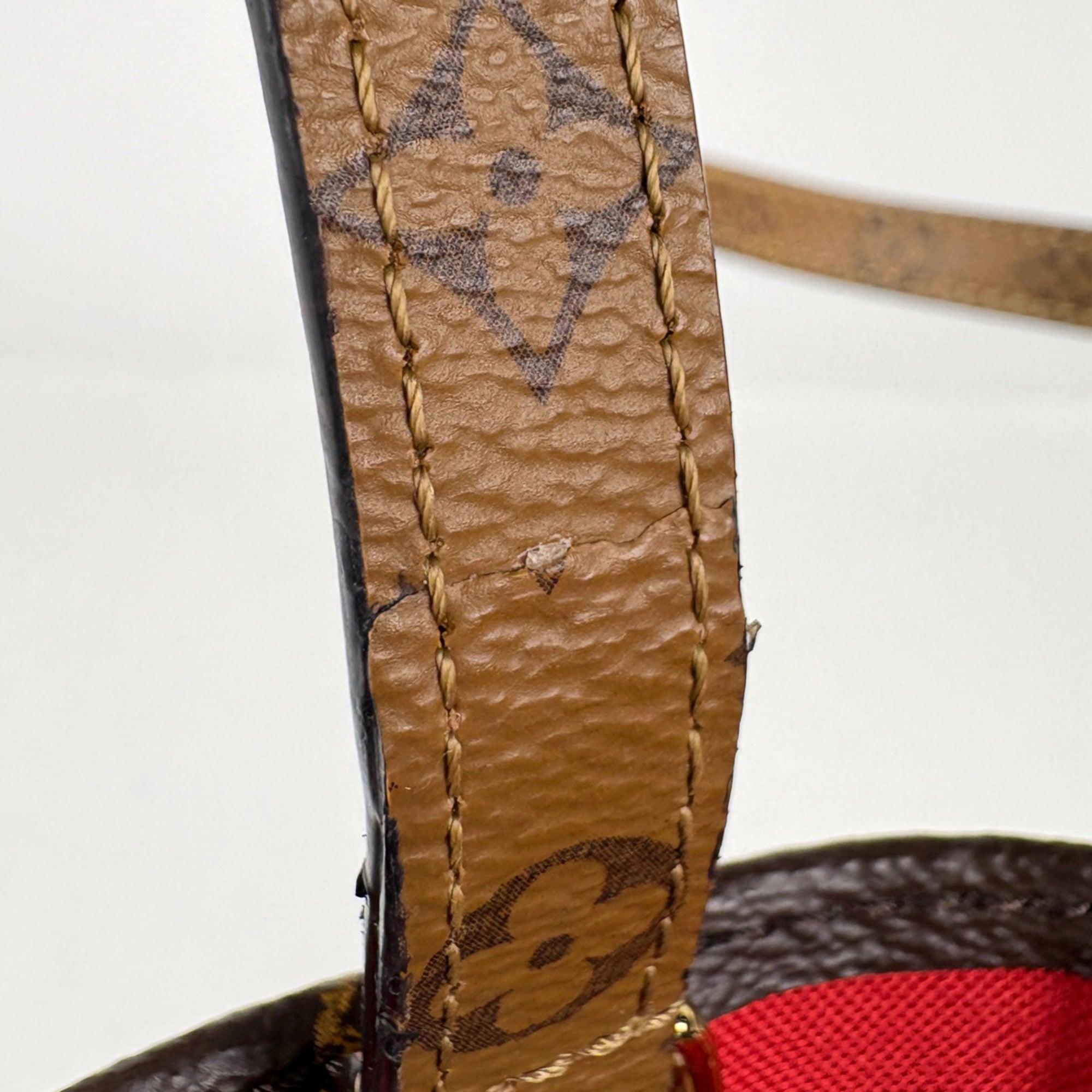 Louis Vuitton Brown Monogram Reverse Shoulder Bag Tote Bag (Pre-Owned)