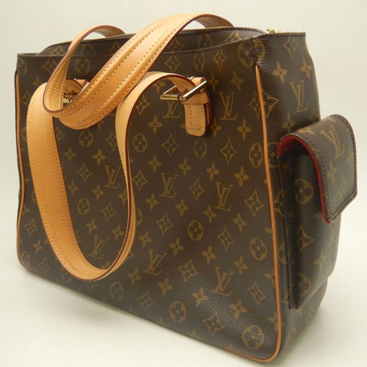 Louis Vuitton Brown Monogram Canvas Tote Bag (Pre-Owned)