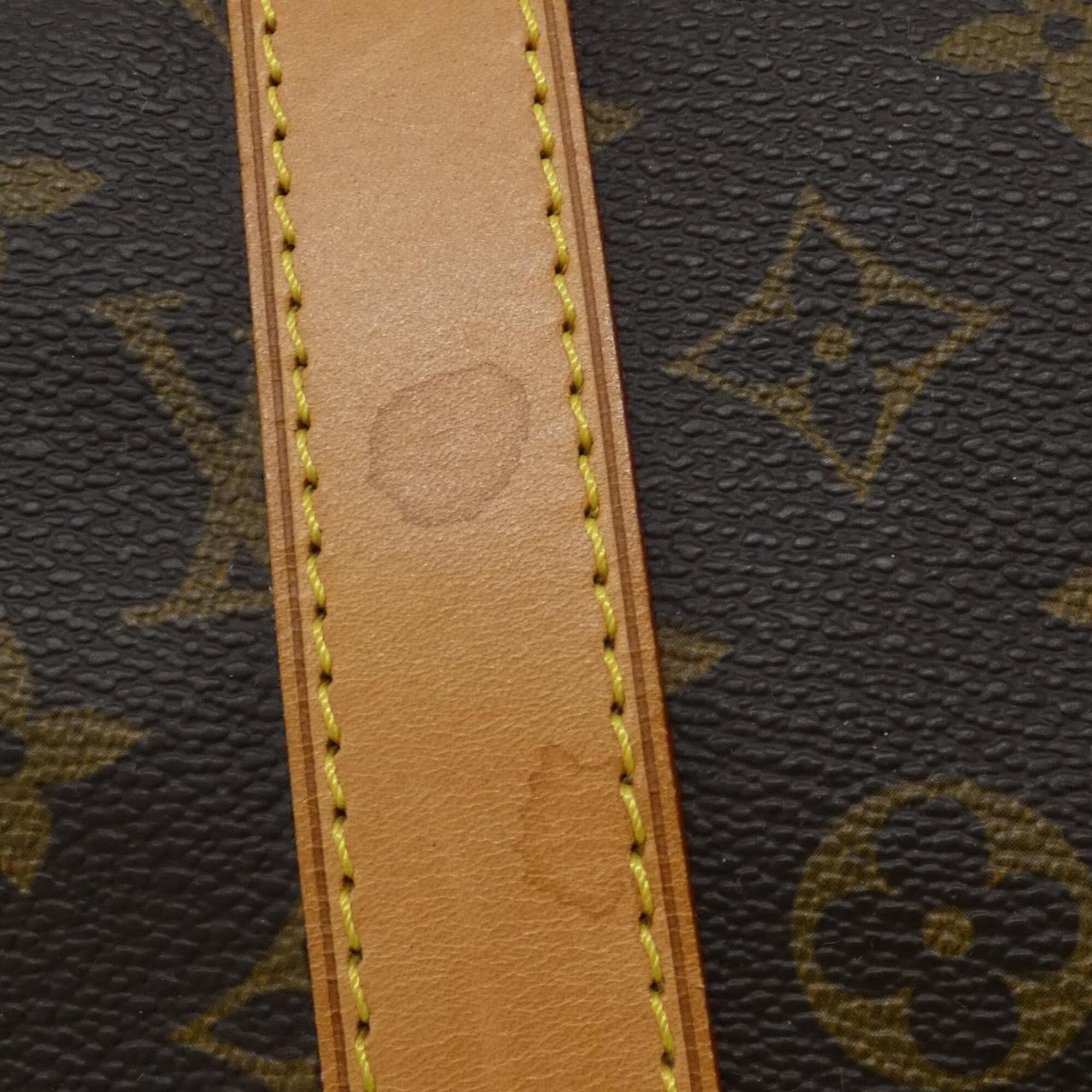 Louis Vuitton Marron Coated Canvas Boston Bag (Pre-Owned)