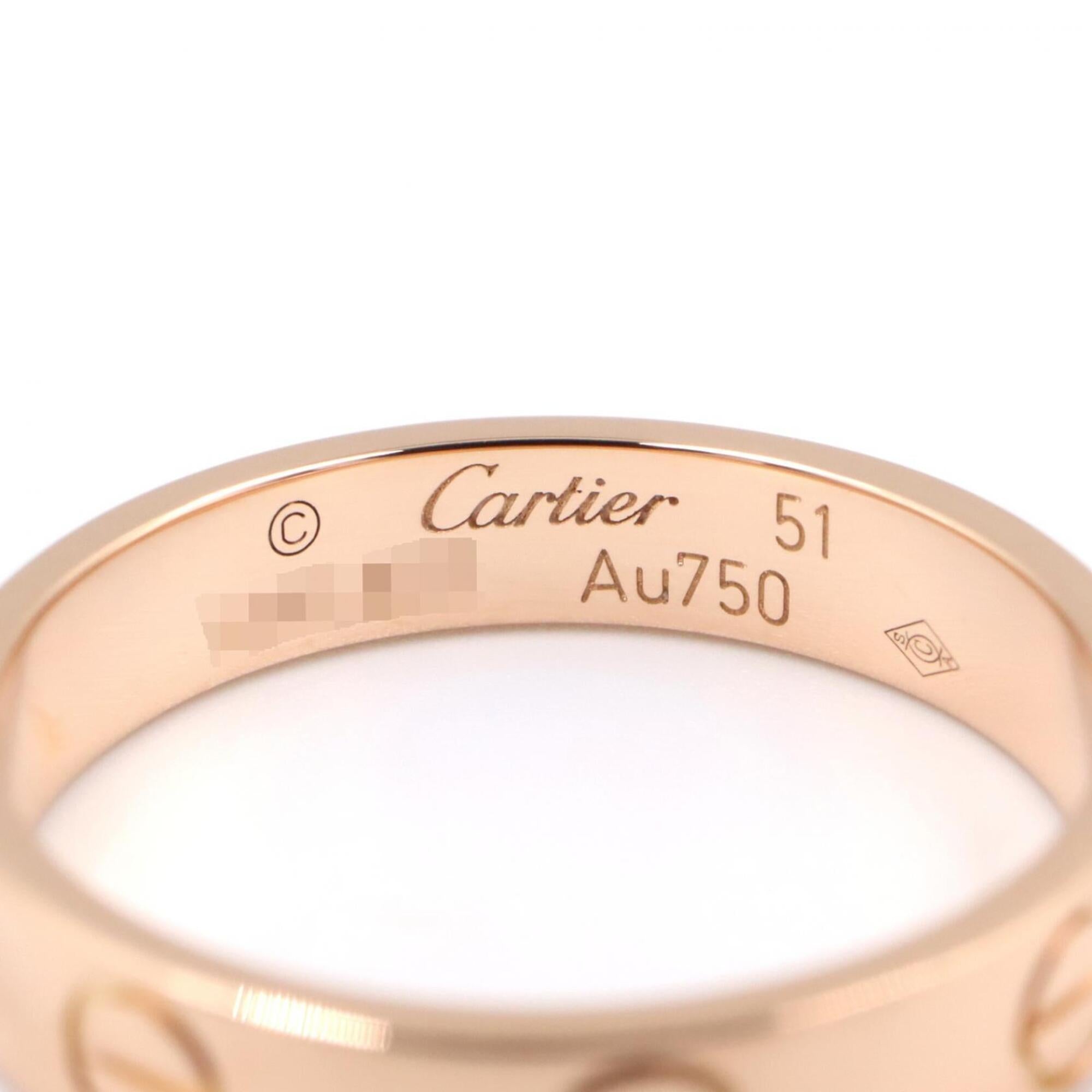 Cartier Gold Pink Gold (18K) Band Ring (Pre-Owned)