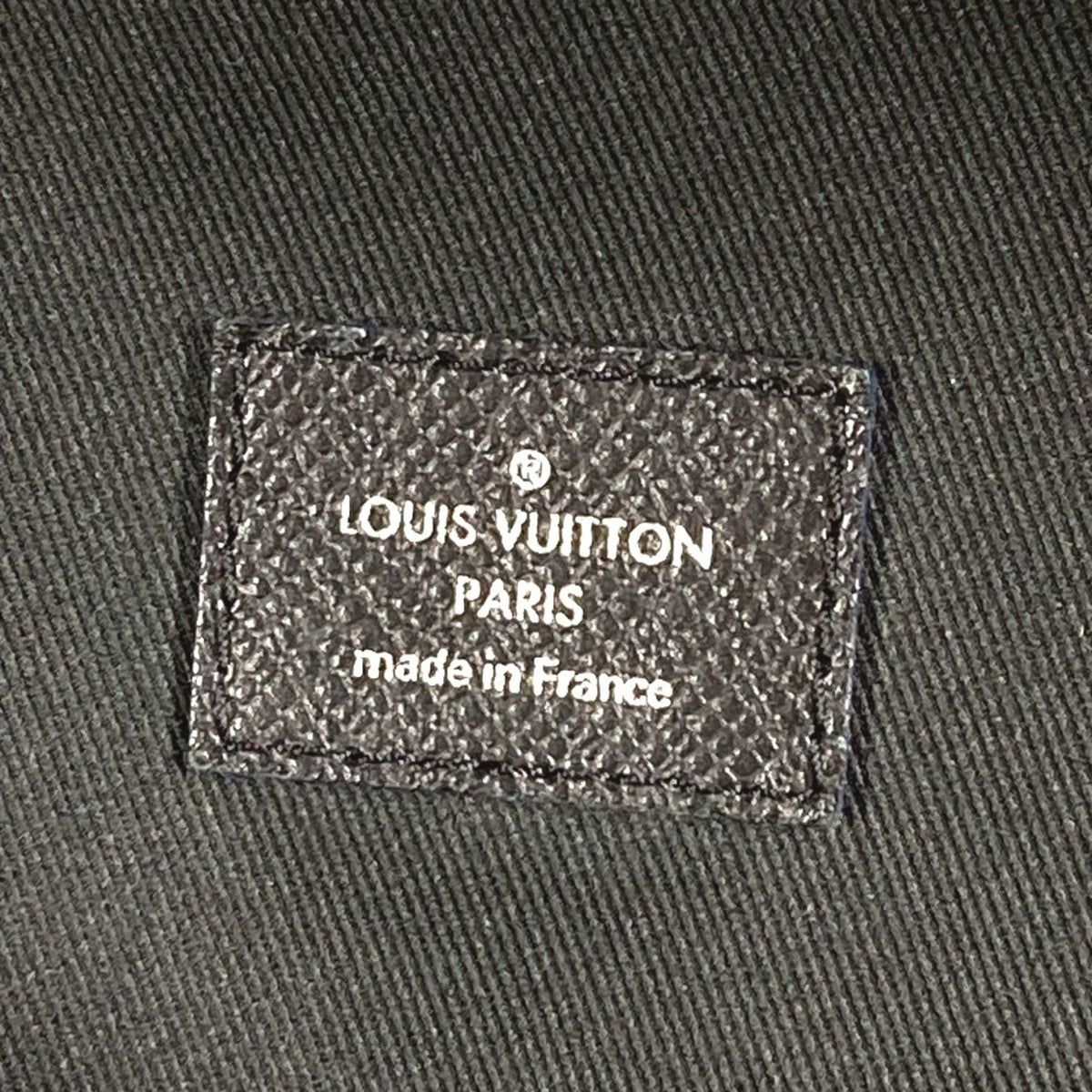 Louis Vuitton Ardoise Bicolor Black Blue Taiga Leather Backpack (Pre-Owned)