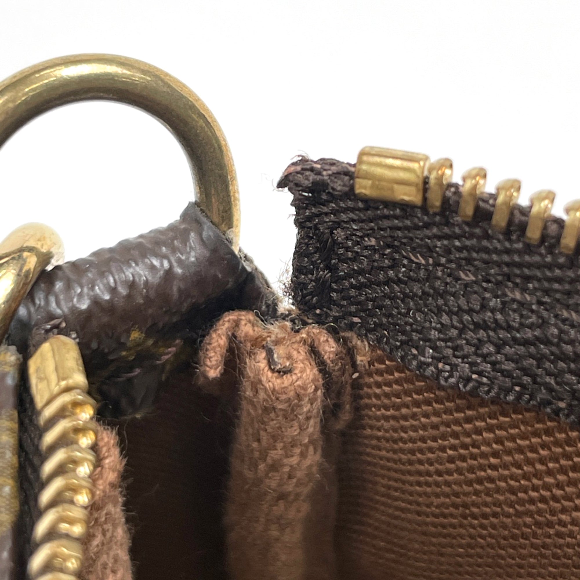 Louis Vuitton Monogram Brown Monogram Pochette Pouch (Pre-Owned)