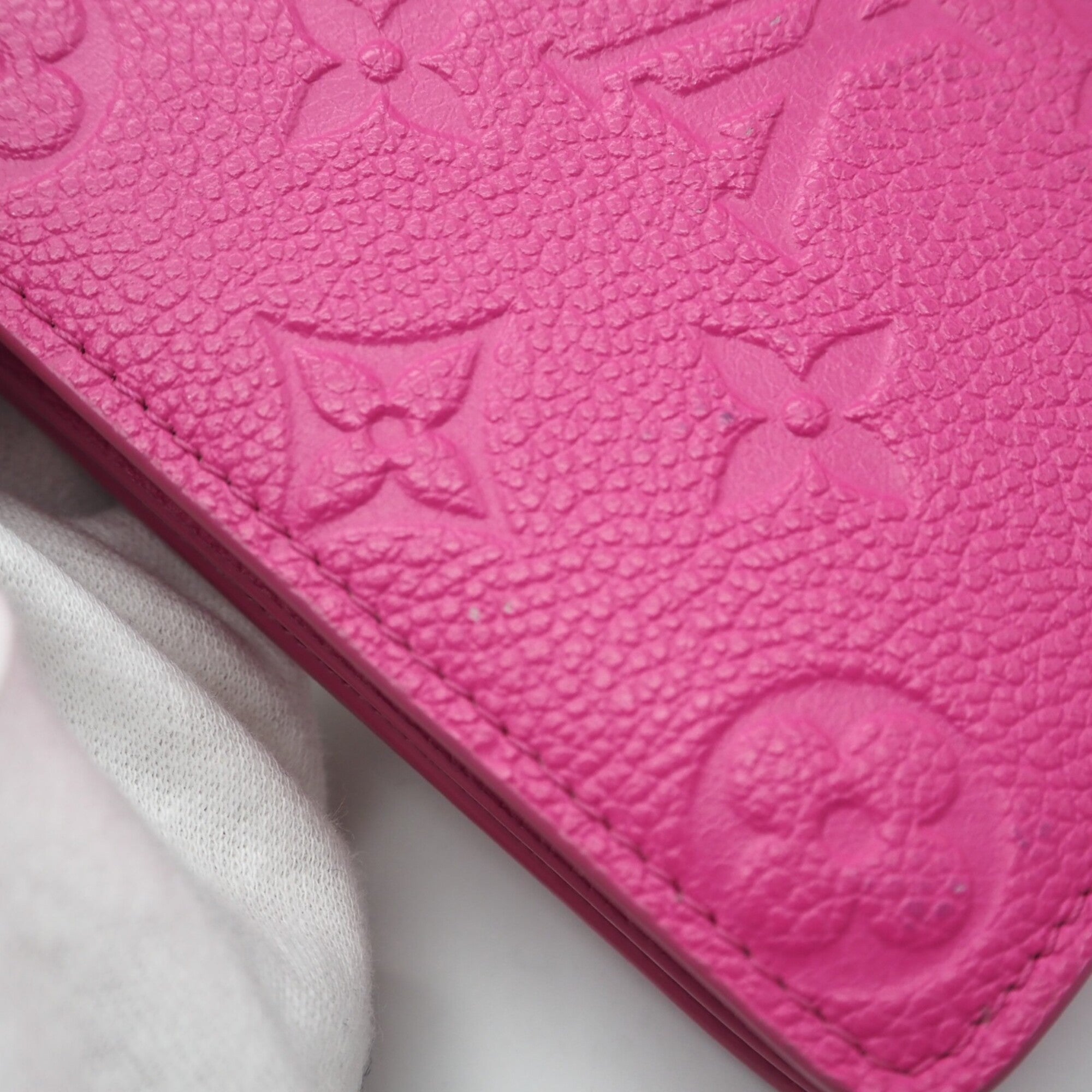 Louis Vuitton Multi-Color Pink Leather Wallet (Bi-Fold) (Pre-Owned)