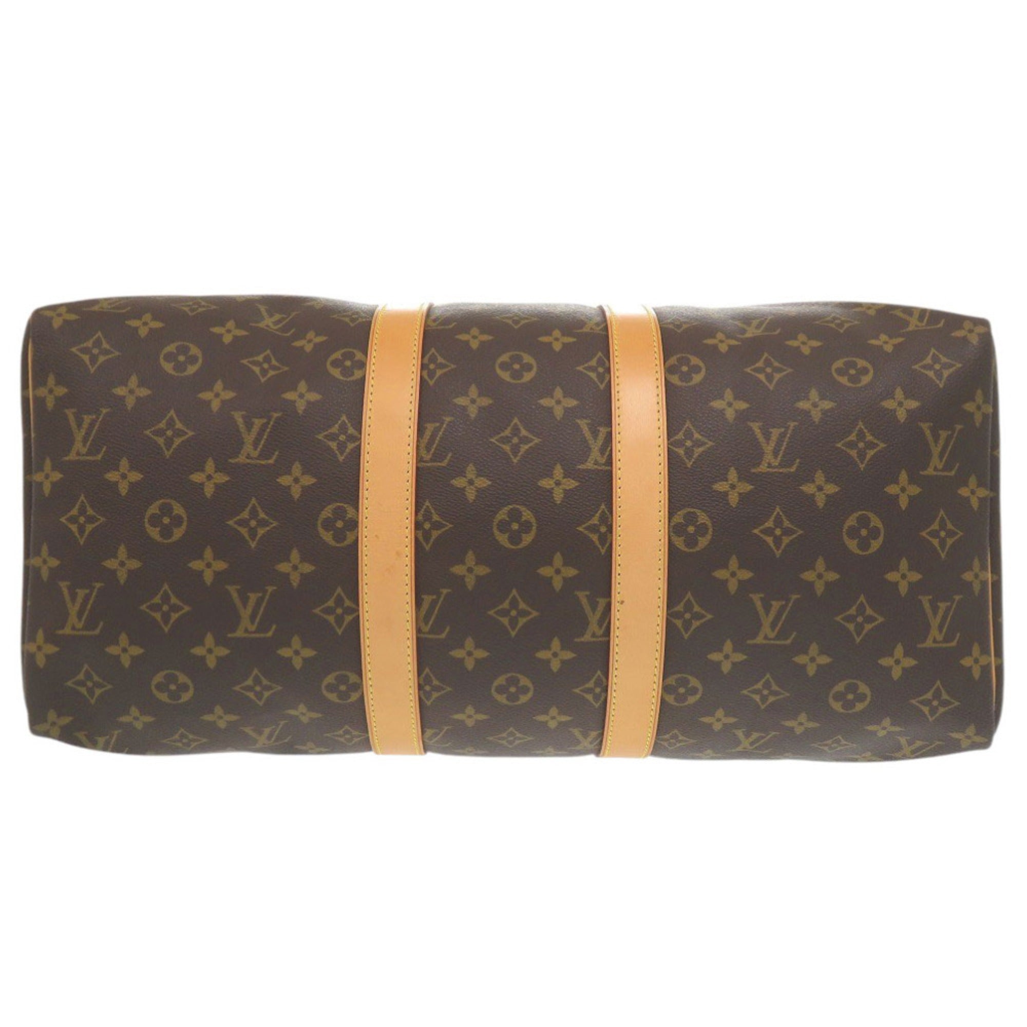 Louis Vuitton Brown Monogram Canvas Boston Bag (Pre-Owned)