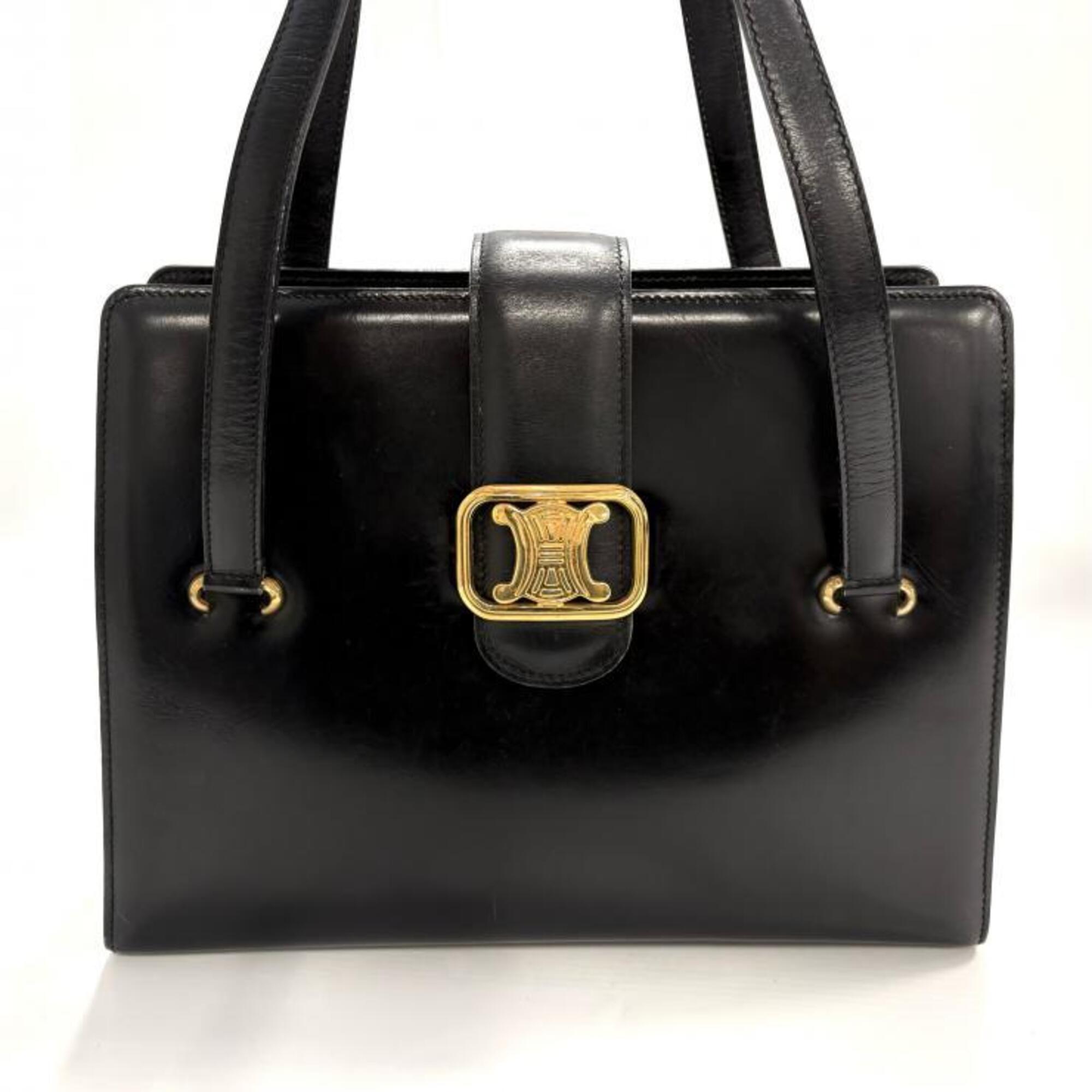Celine Black Leather Handbag (Pre-Owned)