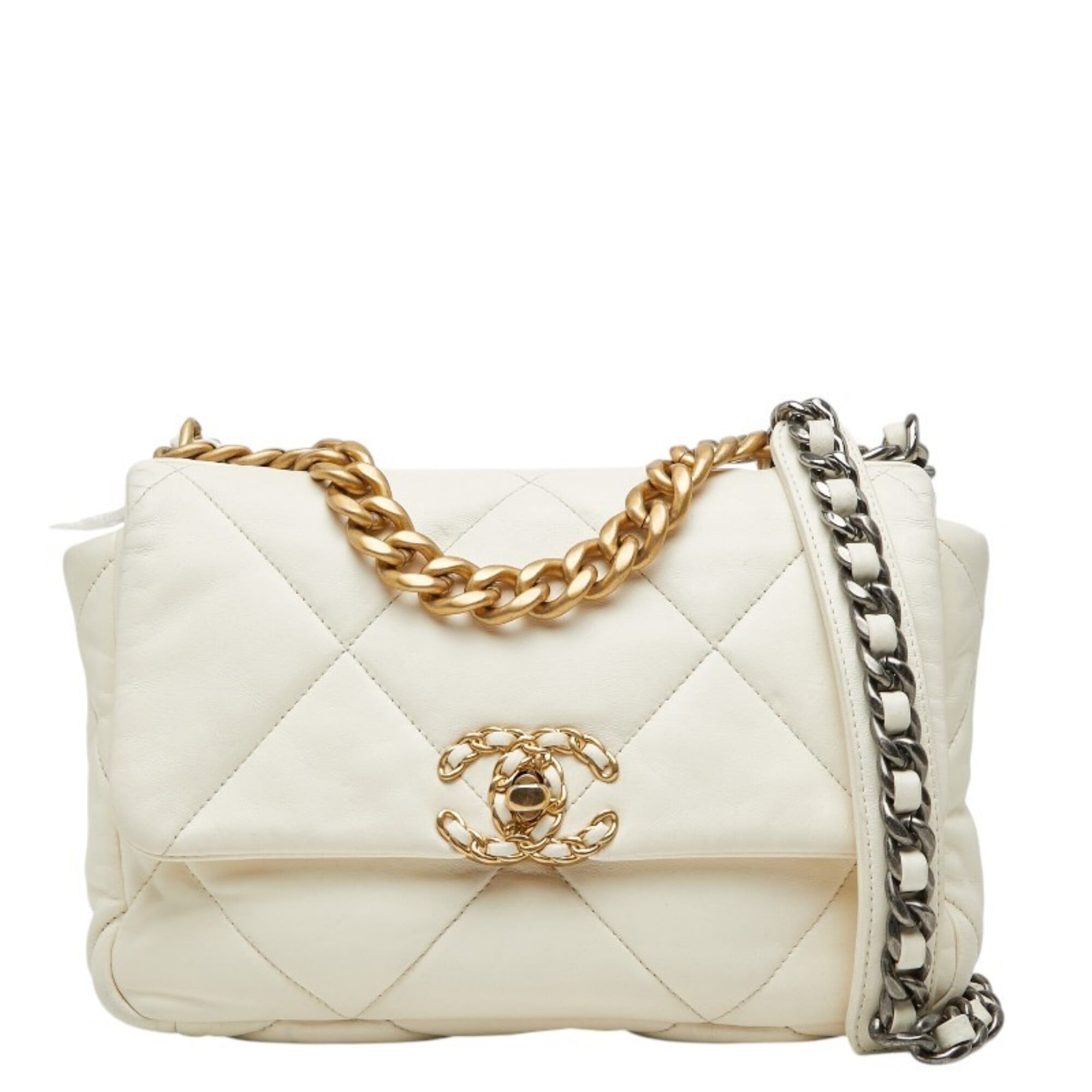 Chanel White Shoulder Bag (Pre-Owned)