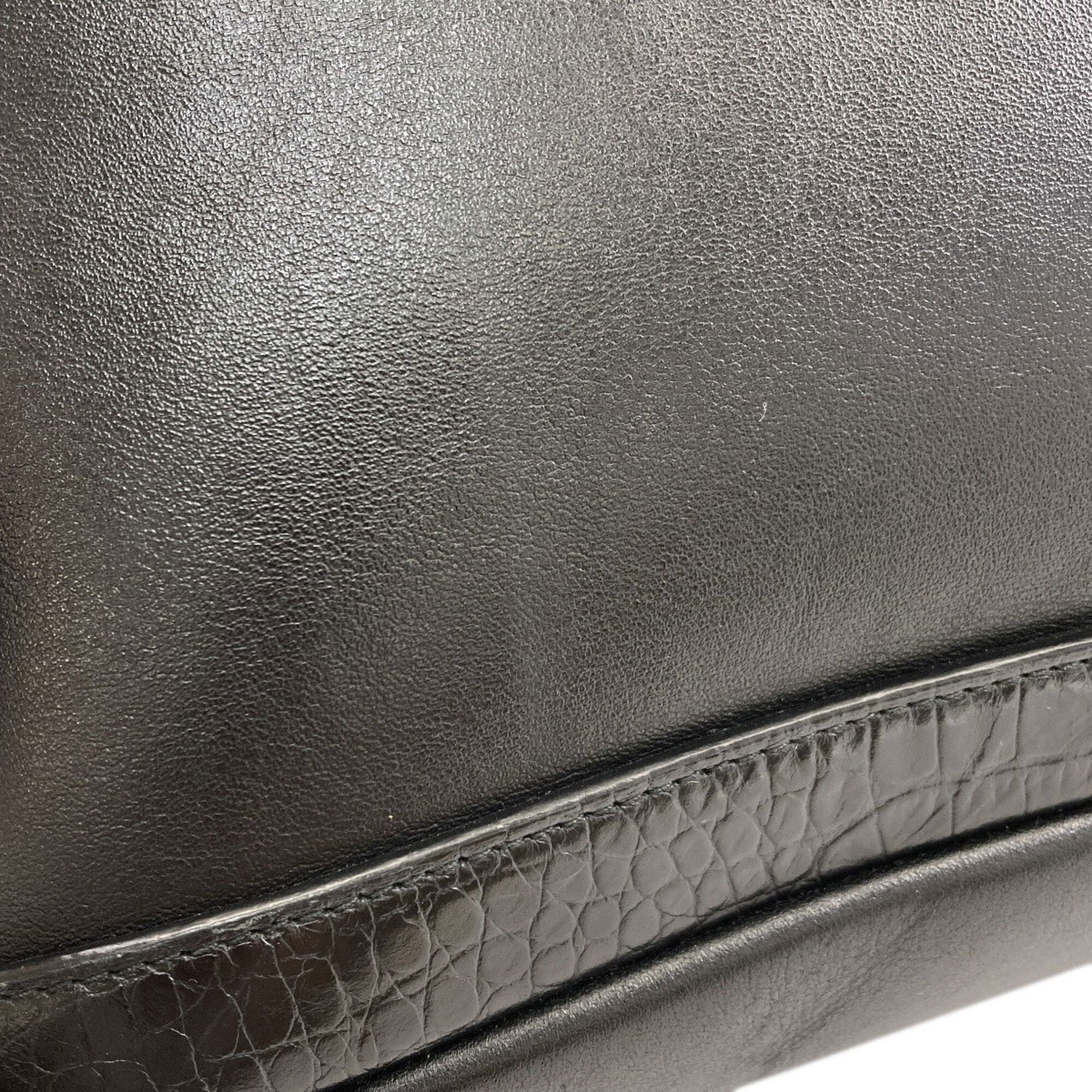 Jimmy Choo Black Leather Backpack (Pre-Owned)