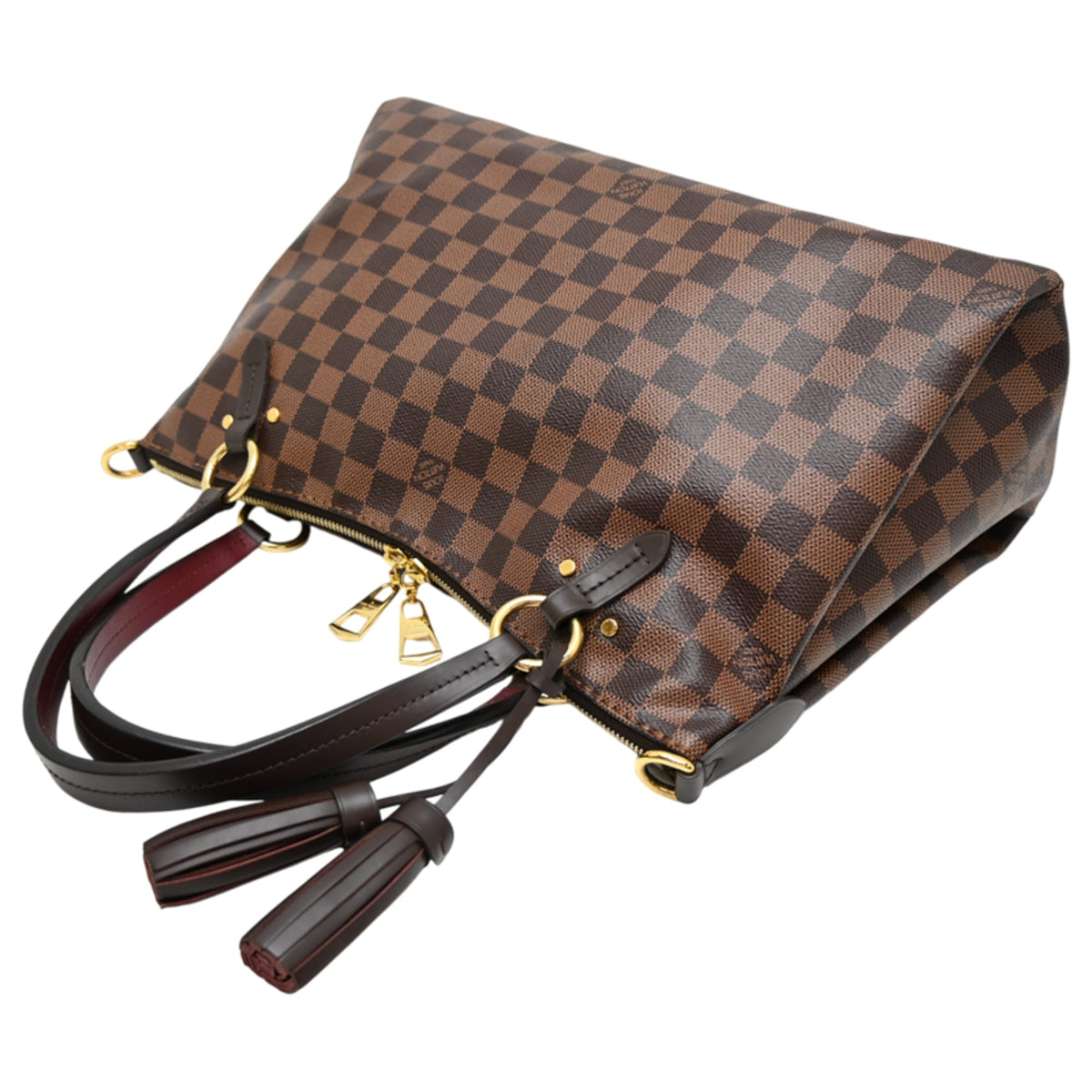 Louis Vuitton Brown Damier Canvas Handbag (Pre-Owned)