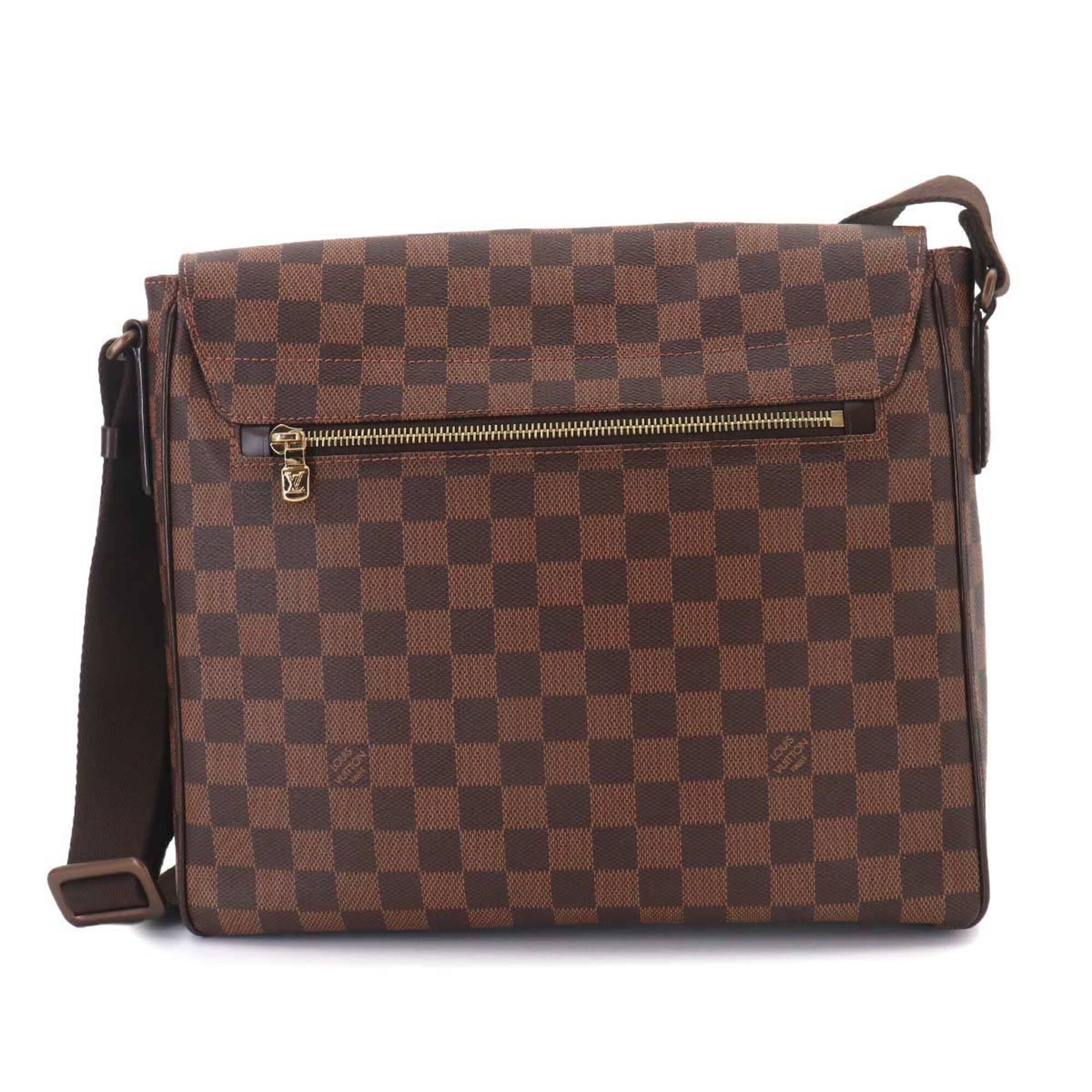 Louis Vuitton Damier Canvas Ebene Damier Canvas Handbag Shoulder Bag (Pre-Owned)