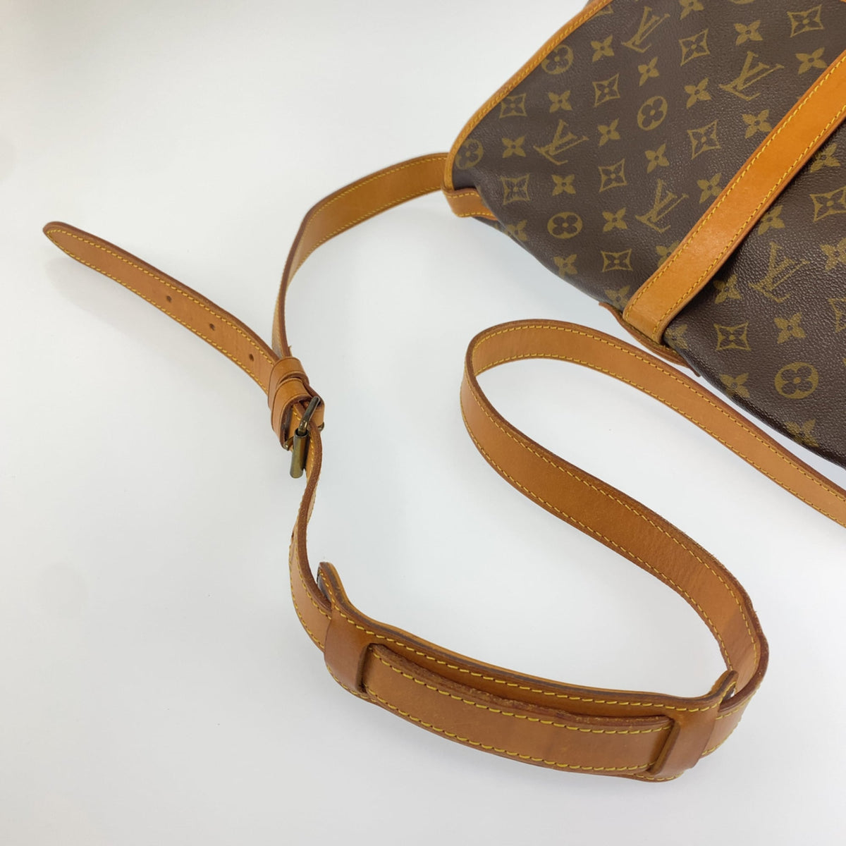 Louis Vuitton Monogram Brown Pvc Leather Messenger Bag Shoulder Bag (Pre-Owned)