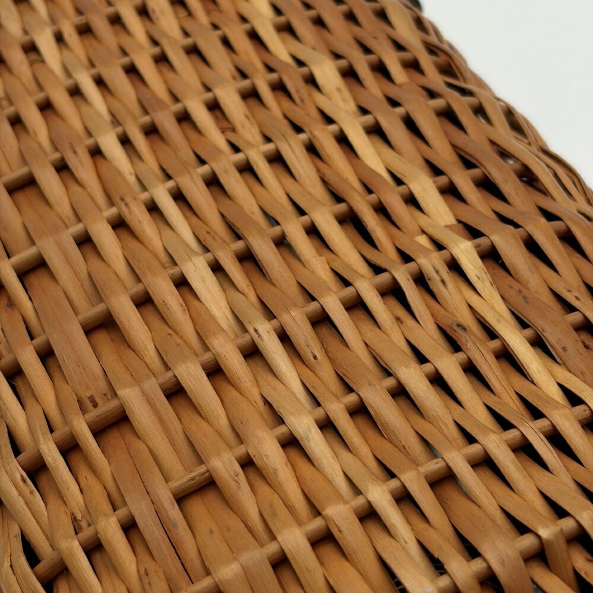 Fendi Brown Dark Brown Wisteria Vine Leather Basket (Pre-Owned)