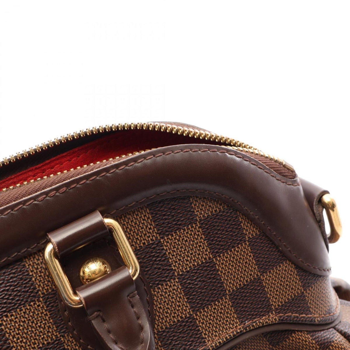 Louis Vuitton Brown Coated Canvas Leather Handbag (Pre-Owned)